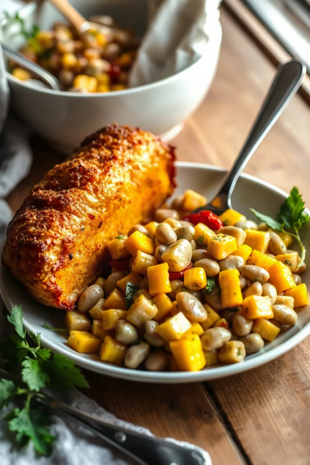 Receta Clásica de Succotash con Maíz y Habas