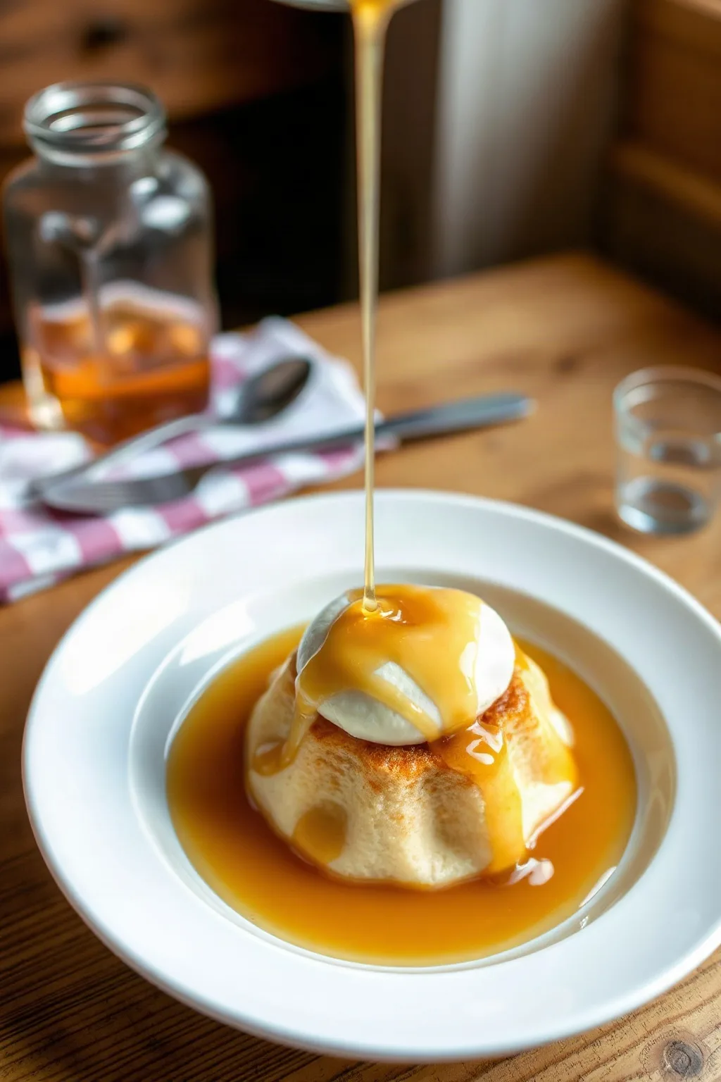 Pouding Chômeur Classique avec Sauce à l'Érable