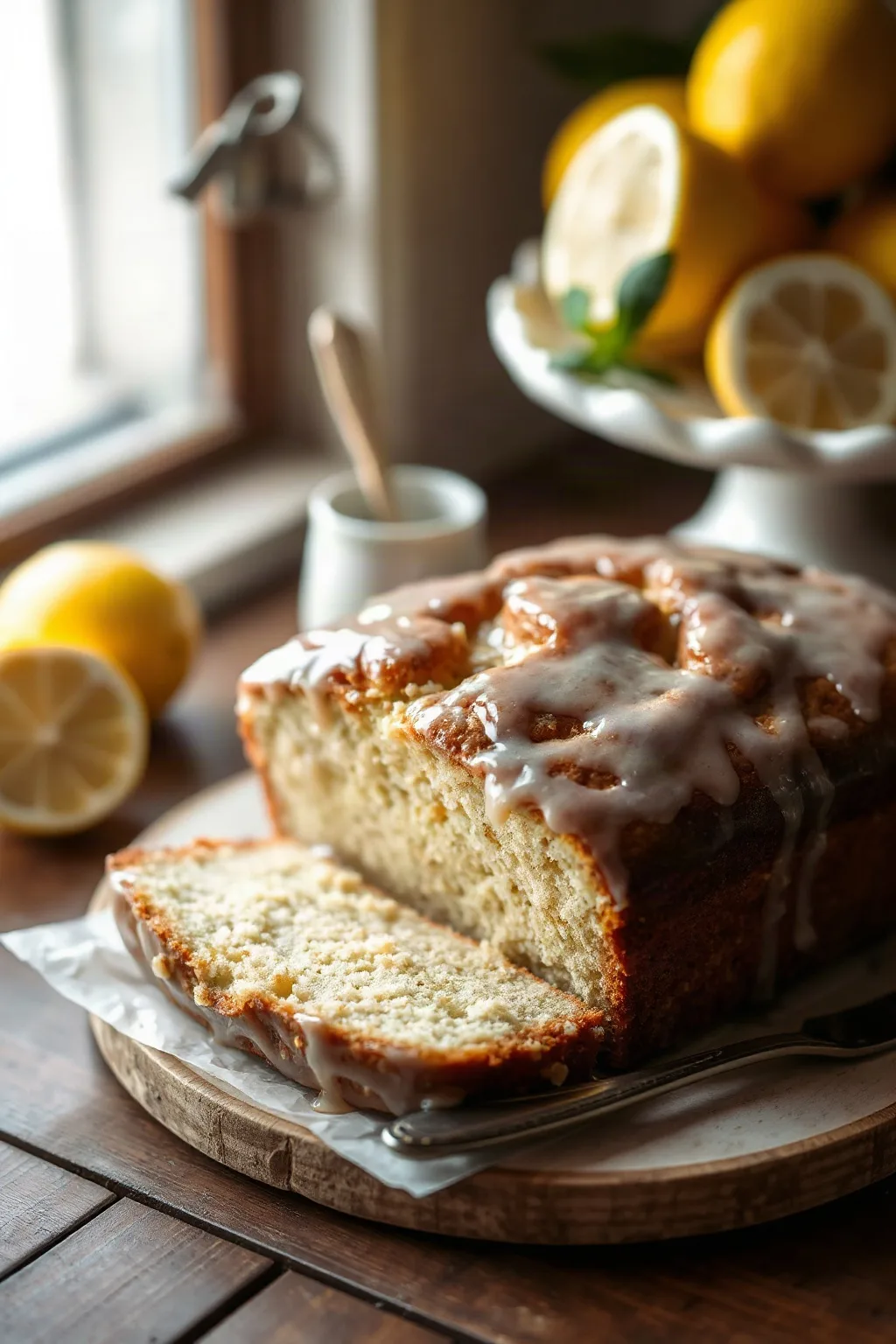 Moist Lemon Poppy Seed Cake with Zesty Glaze