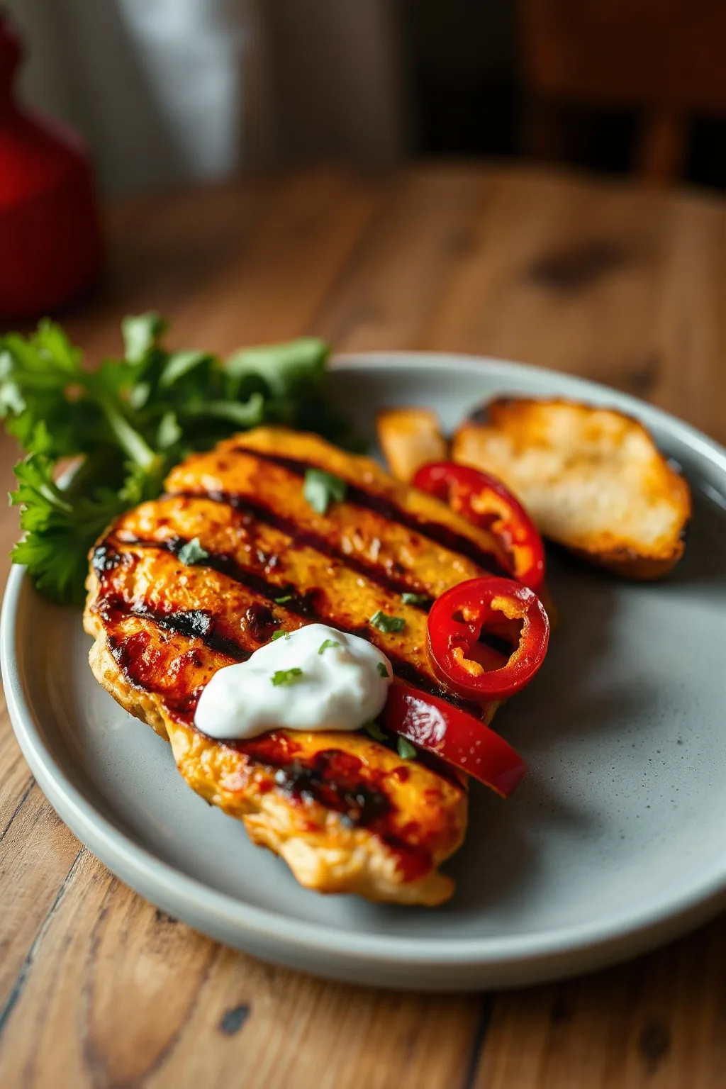 Grilled Chicken with Greek Yogurt and Smoked Paprika