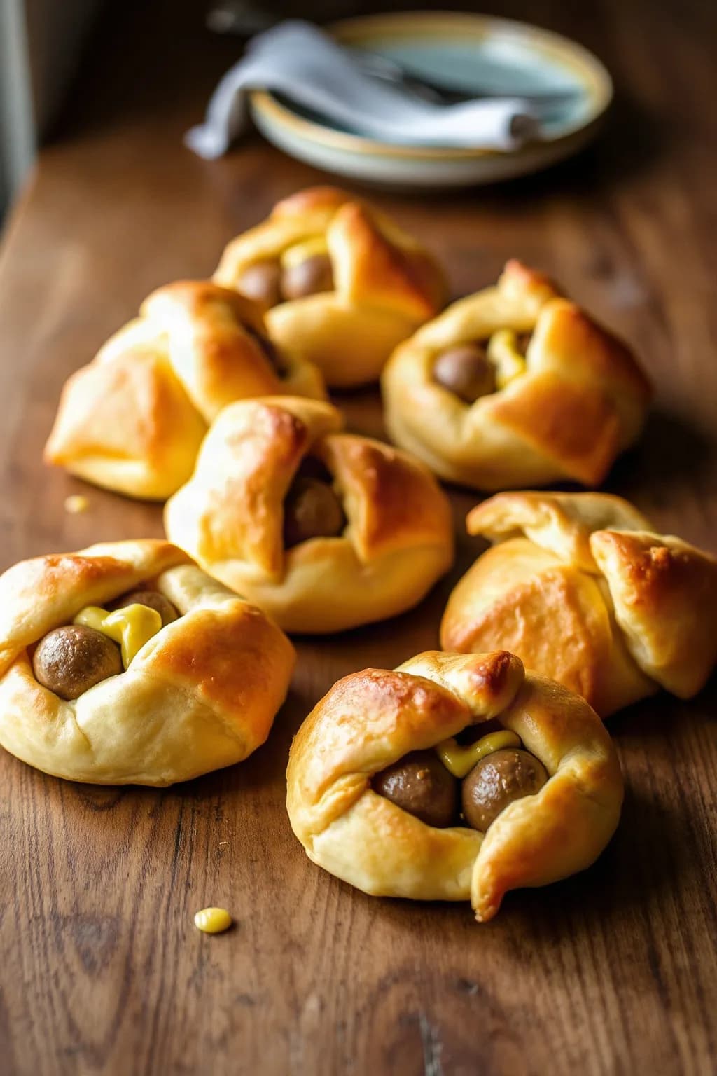 Empanadas de Salchicha y Mostaza