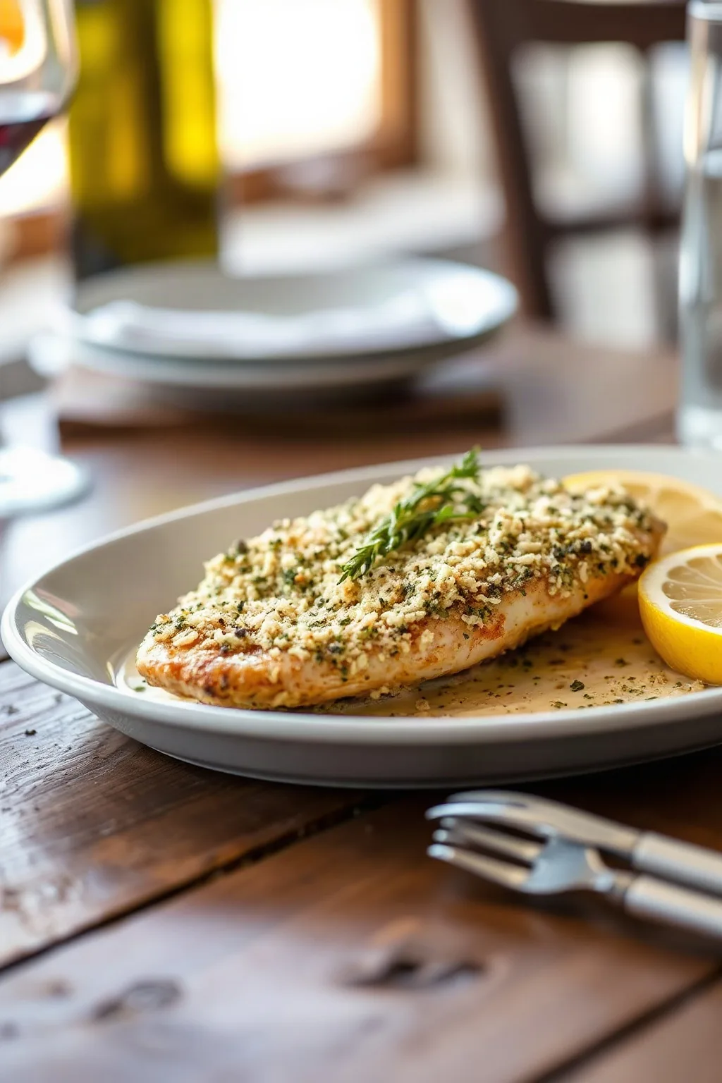 Baked Haddock with Herb Crumb