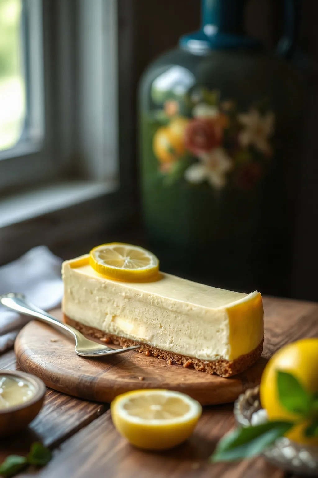 Cheesecake de Limón Sin Gluten