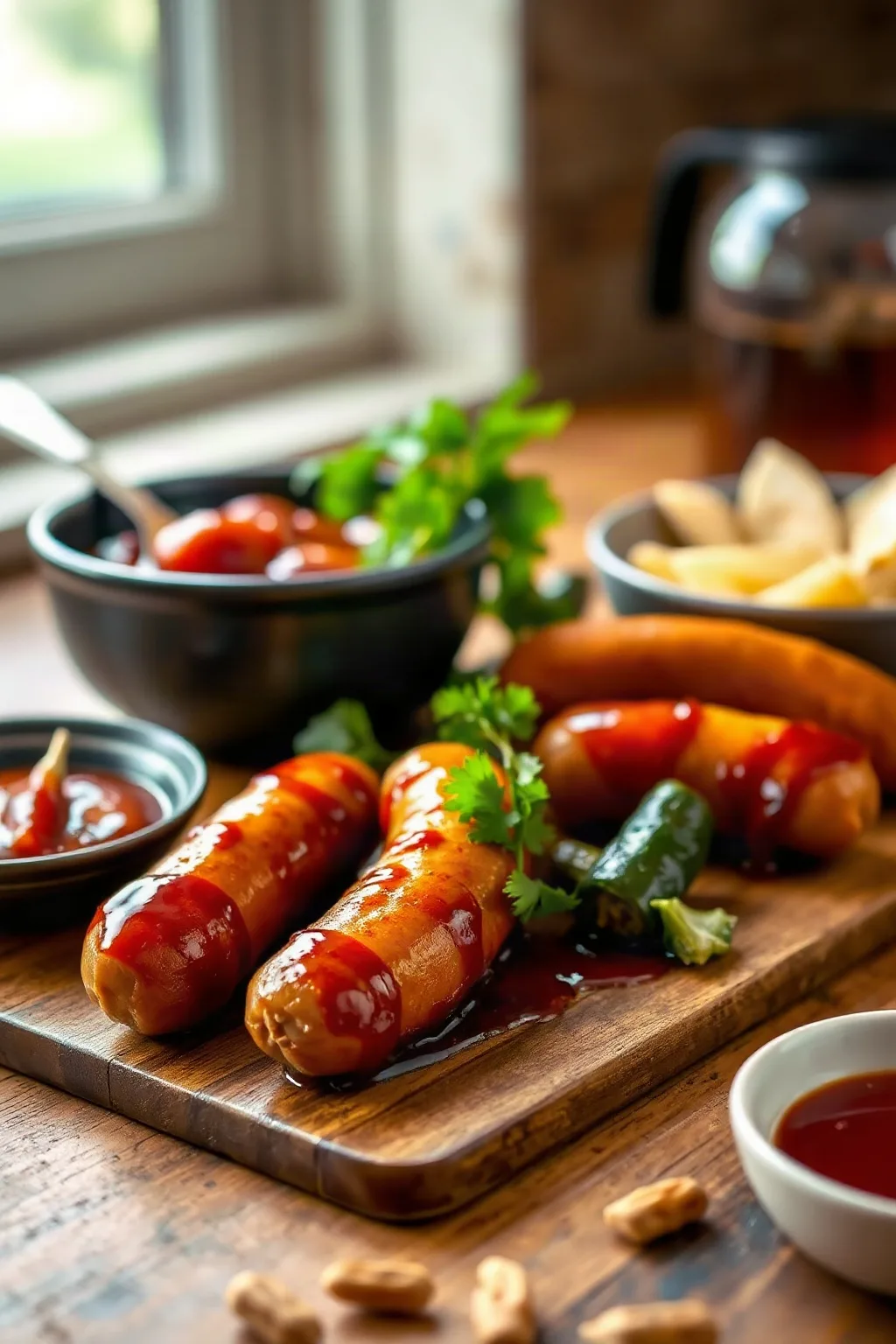 Salchichas Coctel en Salsa BBQ Dulce