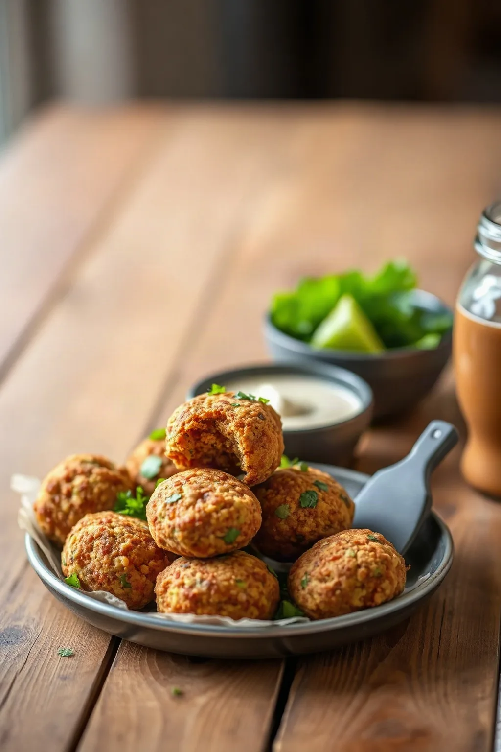 Crispy Falafel from Dried Chickpeas