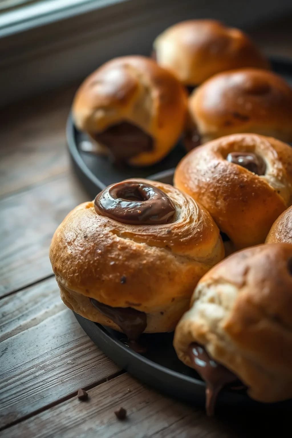 Chocolate Brioche Rolls