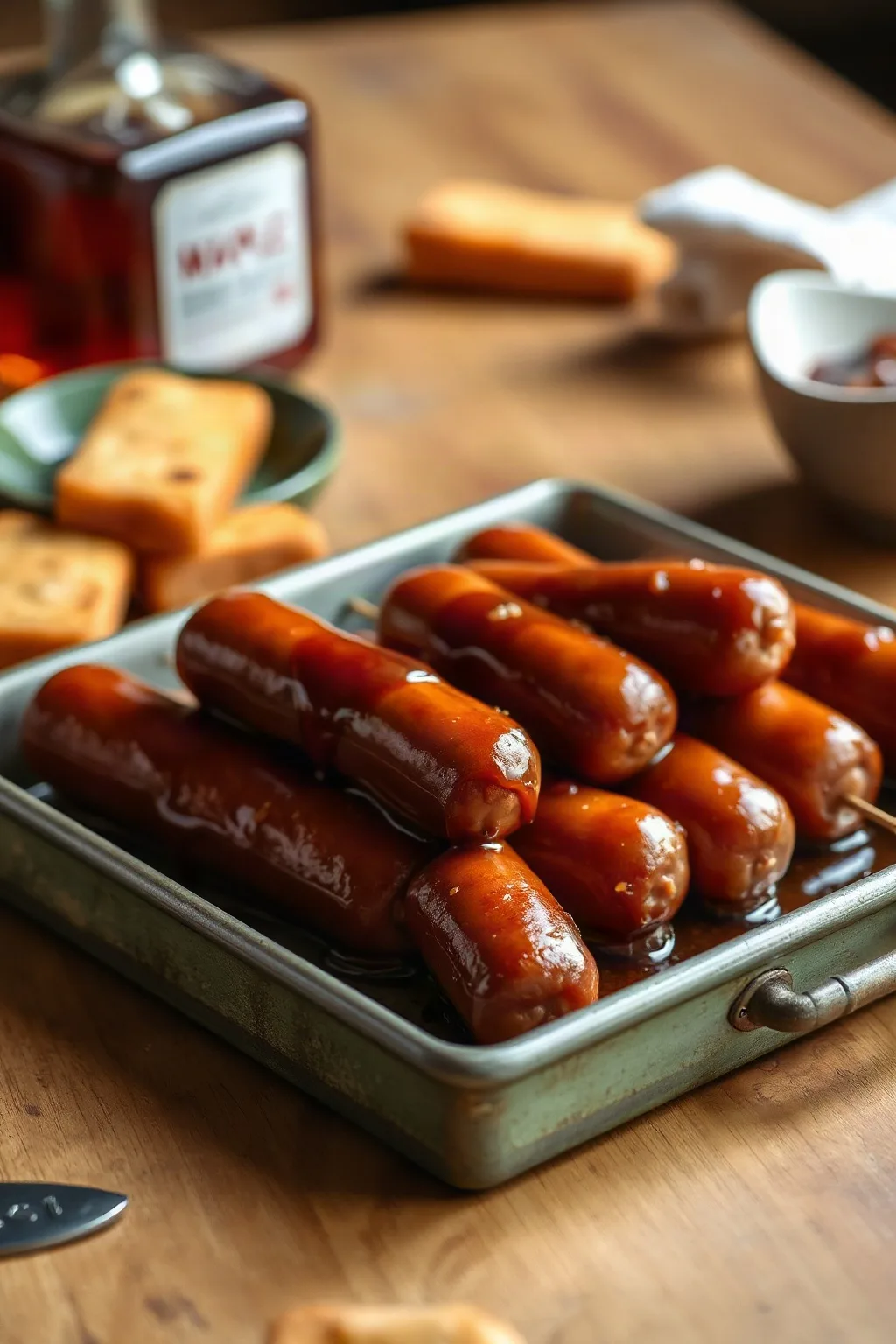 Maple Syrup Cocktail Sausages