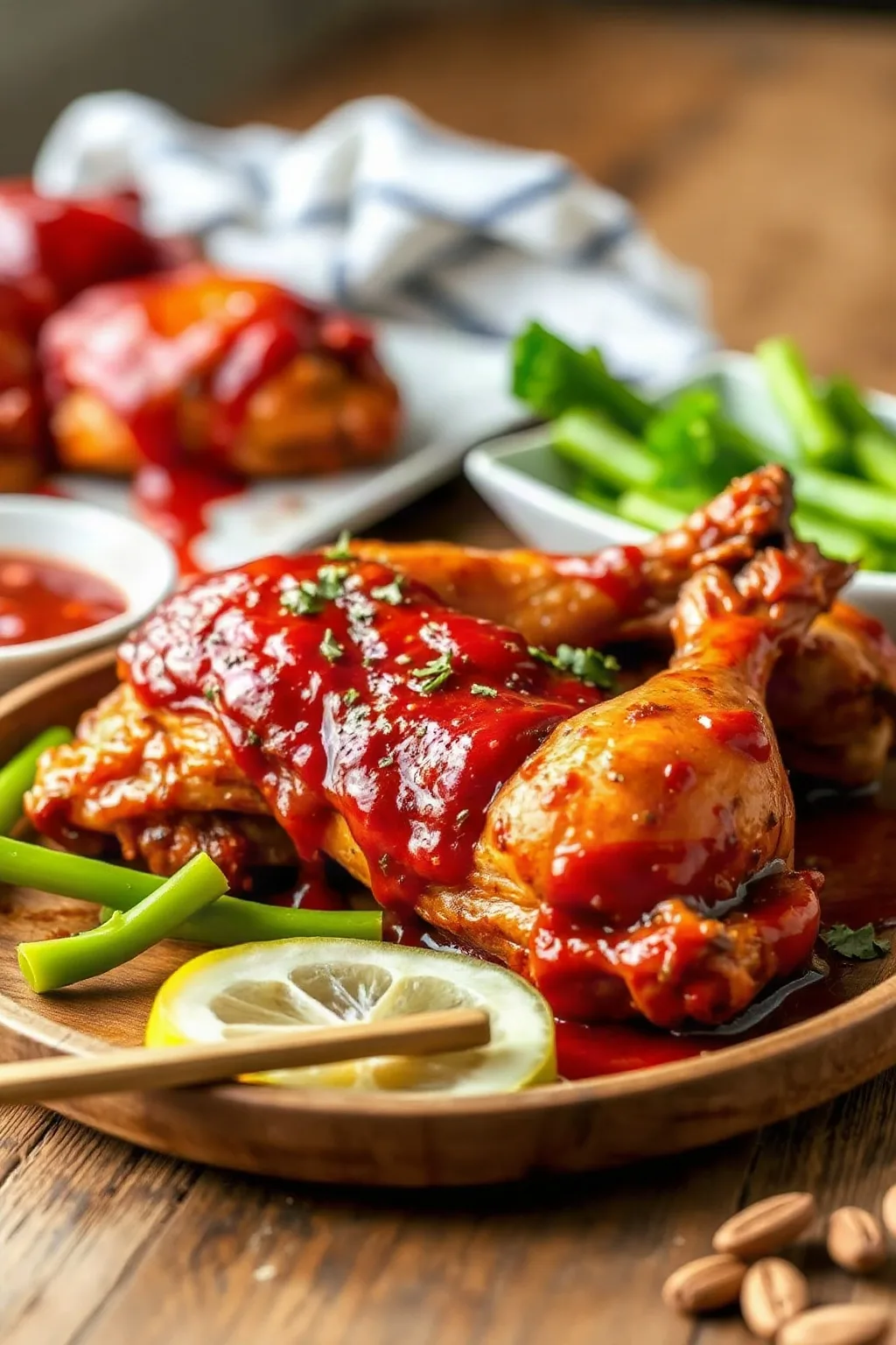 Pollo BBQ al horno