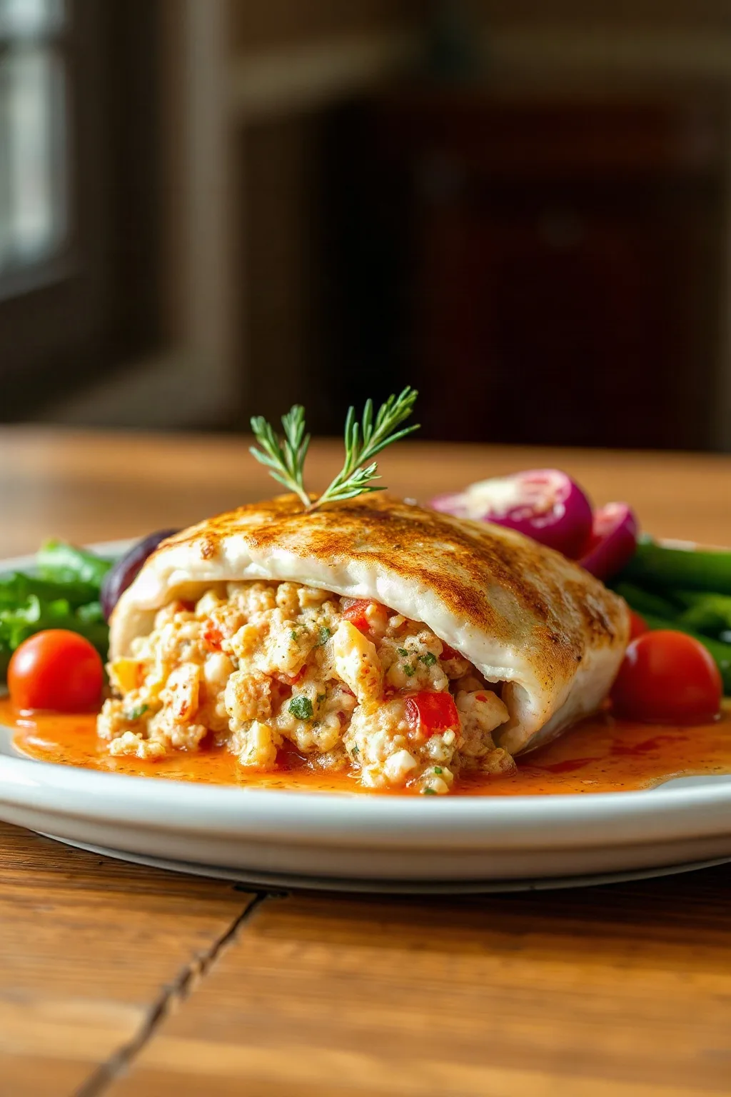 Delicious Crab Stuffed Sole