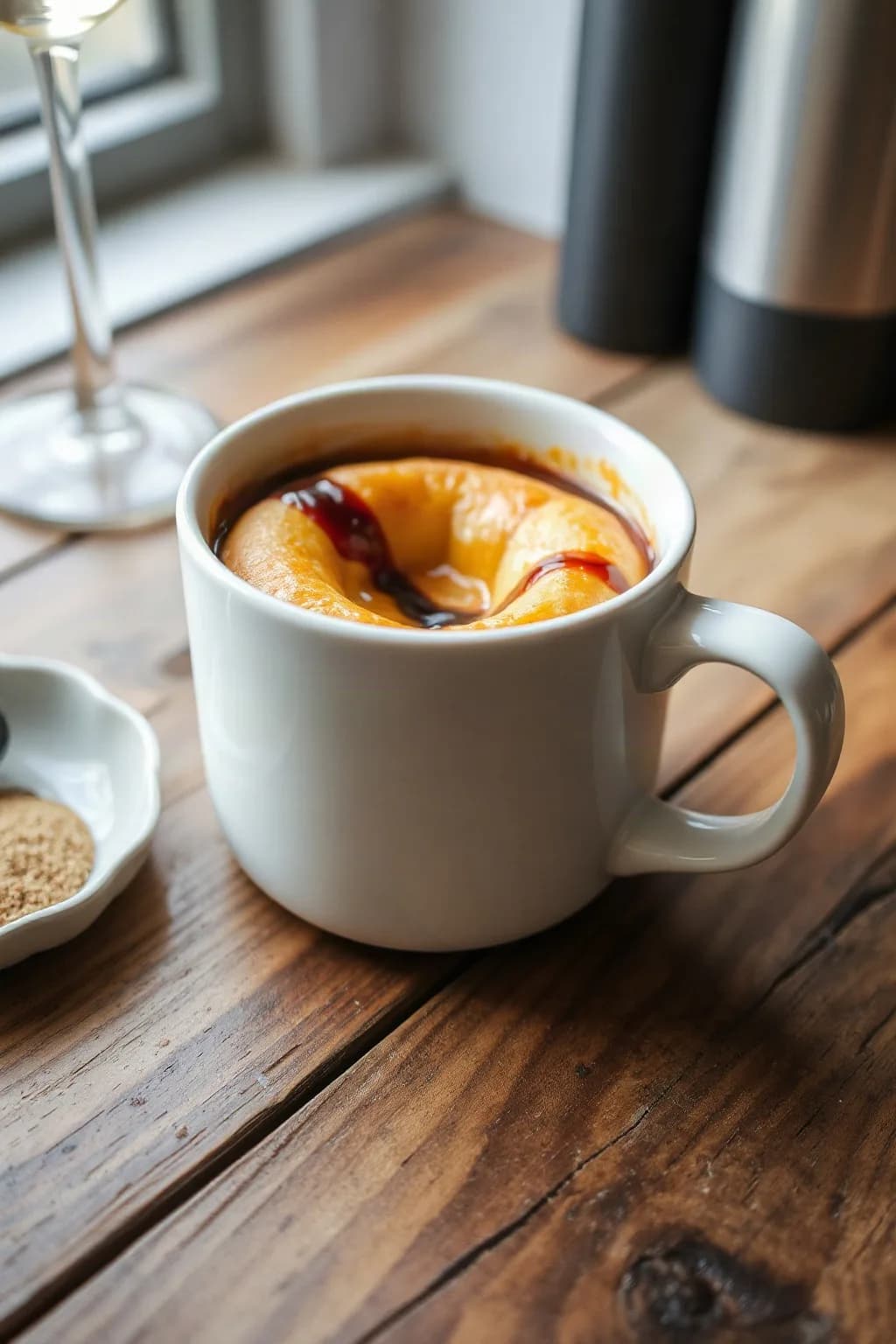 Pouding Chômeur dans une Tasse
