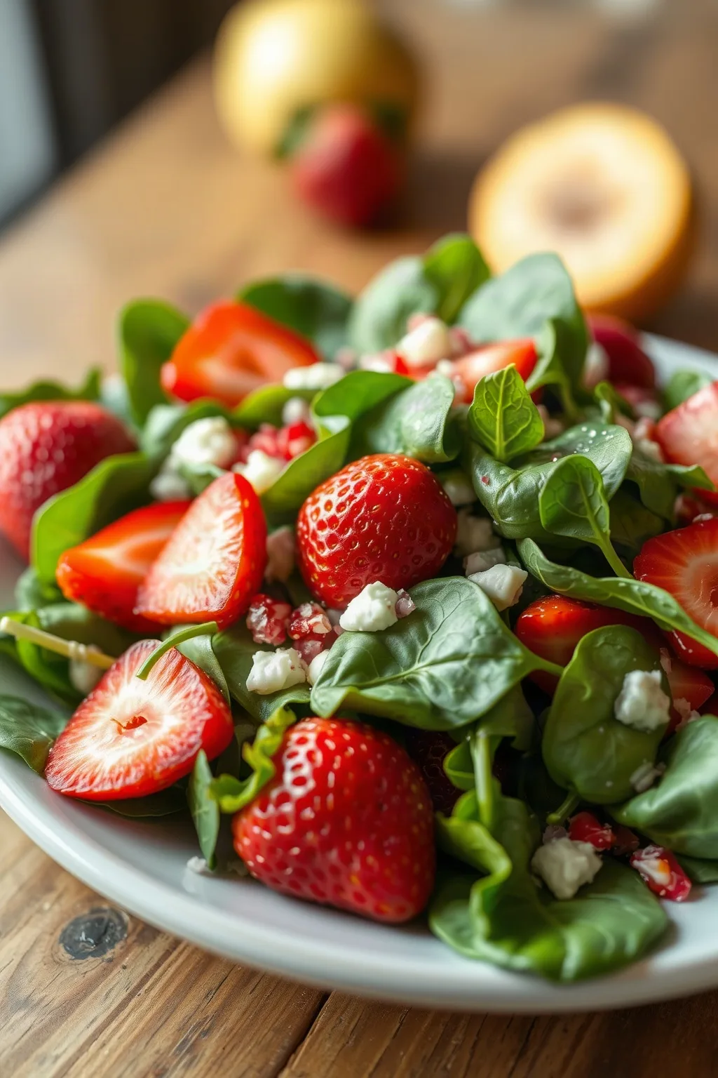 Spinach and Strawberry Salad