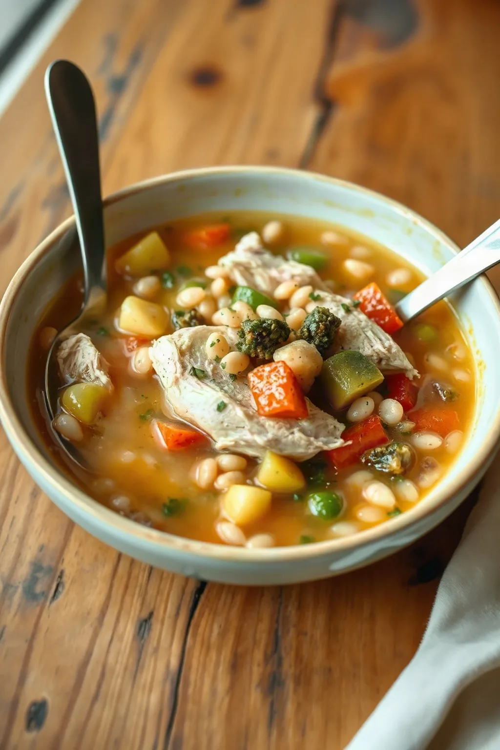 Comforting Chicken and Barley Soup