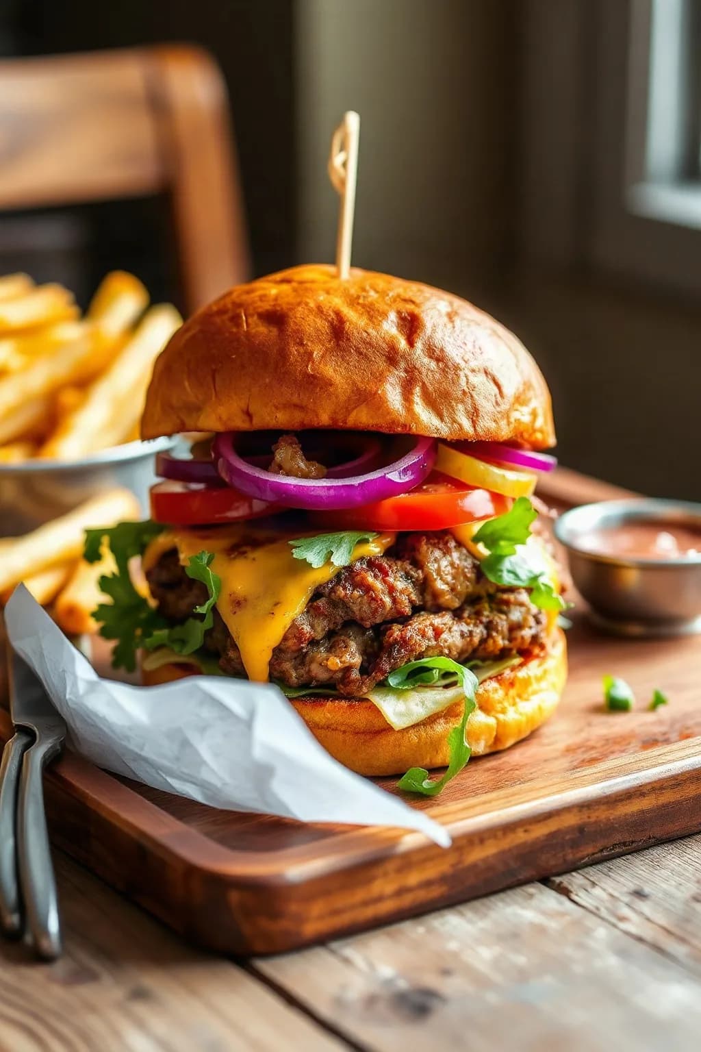 Burger vraiment cochon