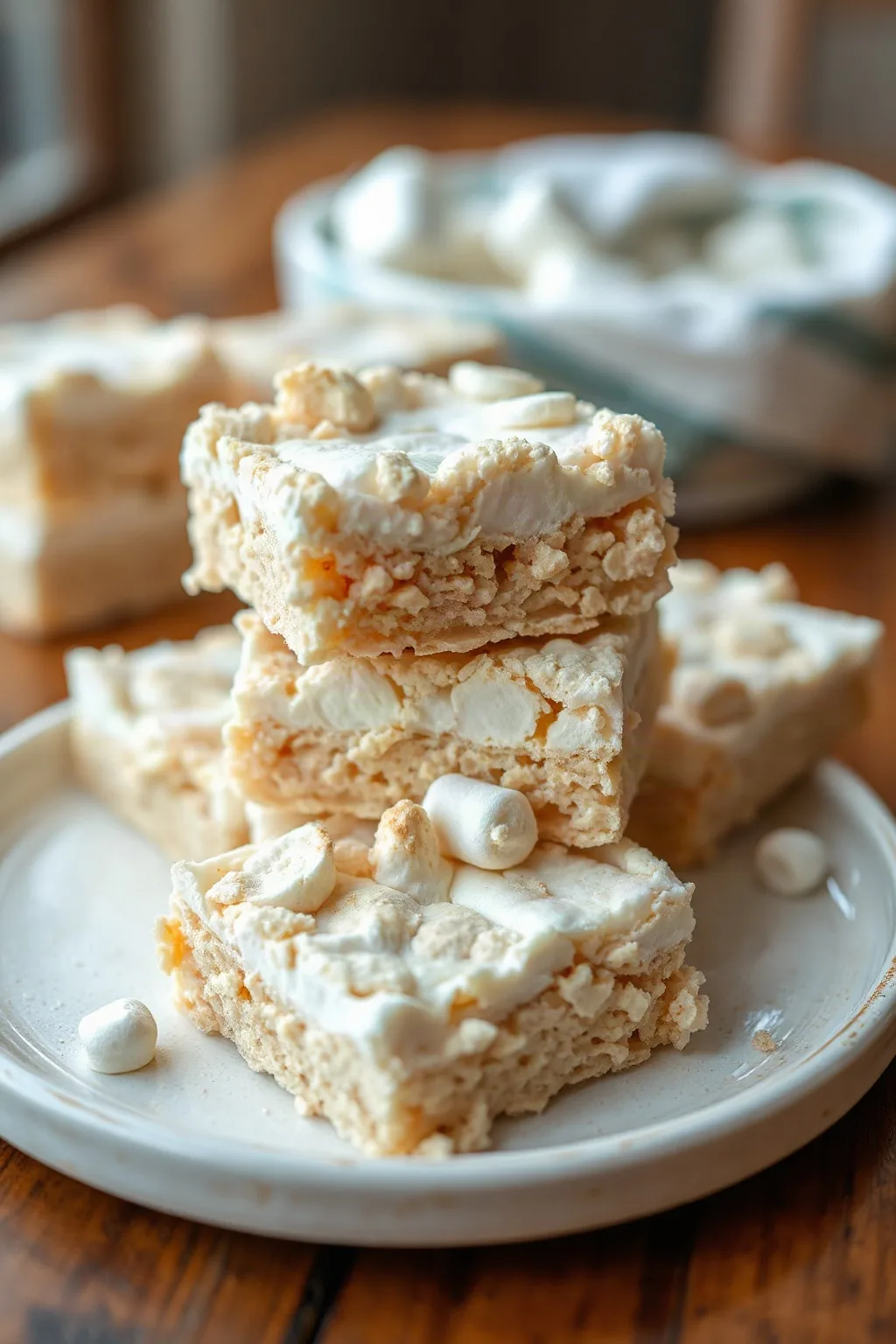 Marshmallow Rice Krispies Squares