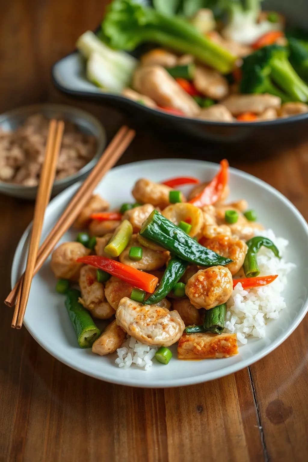 Ginger Chicken and Vegetable Stir-Fry