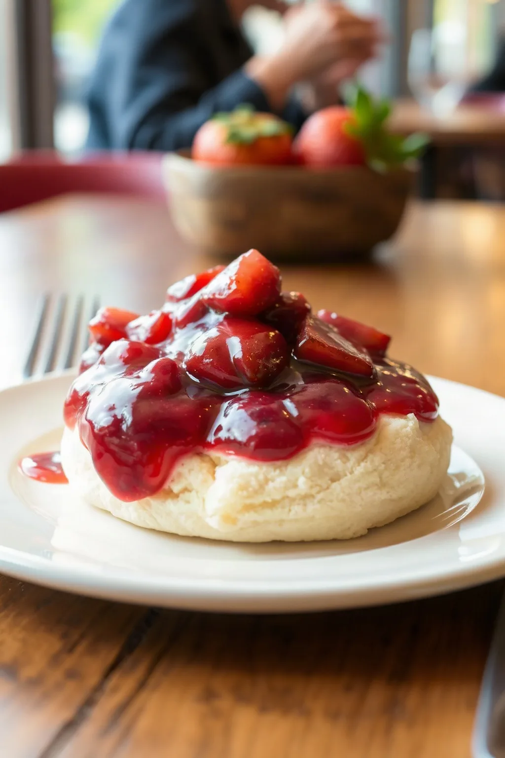 Strawberry Rhubarb Compote from Café Ricardo