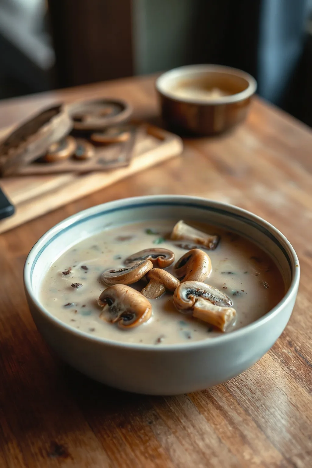 Crème de champignons maison