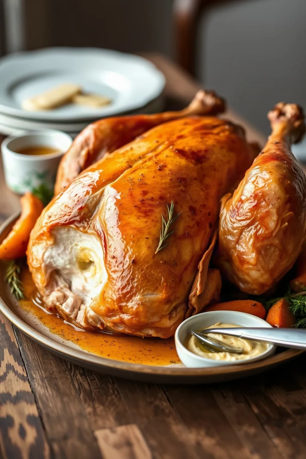 Roast Turkey with Spiced Butter