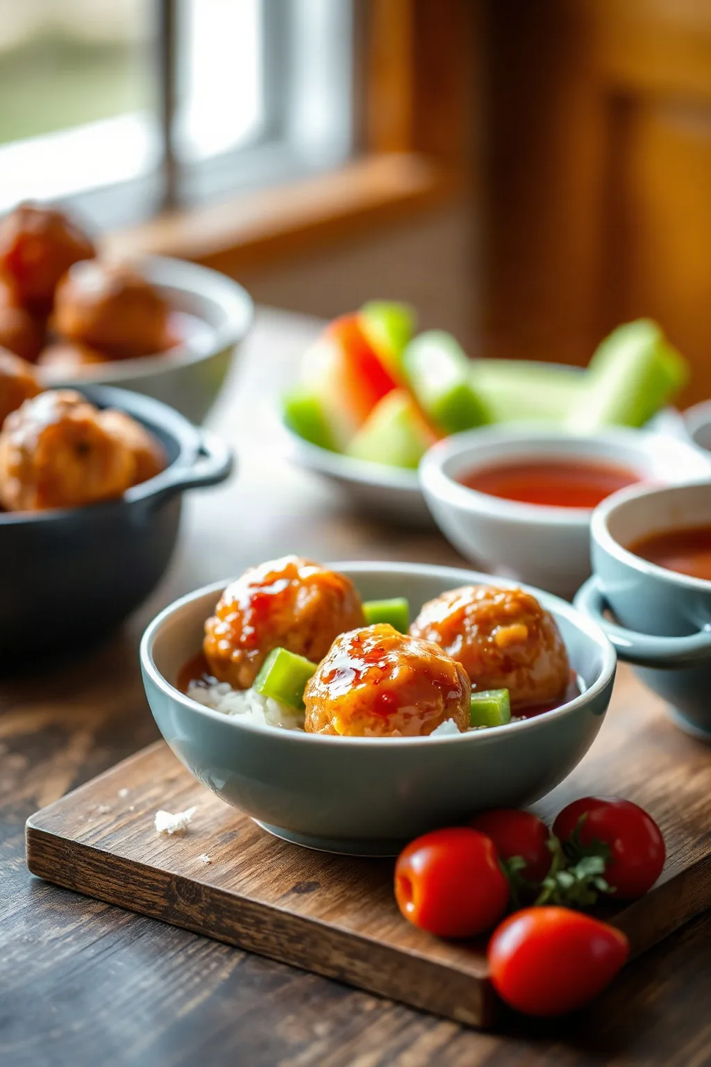 Sweet and Sour Chicken Meatballs