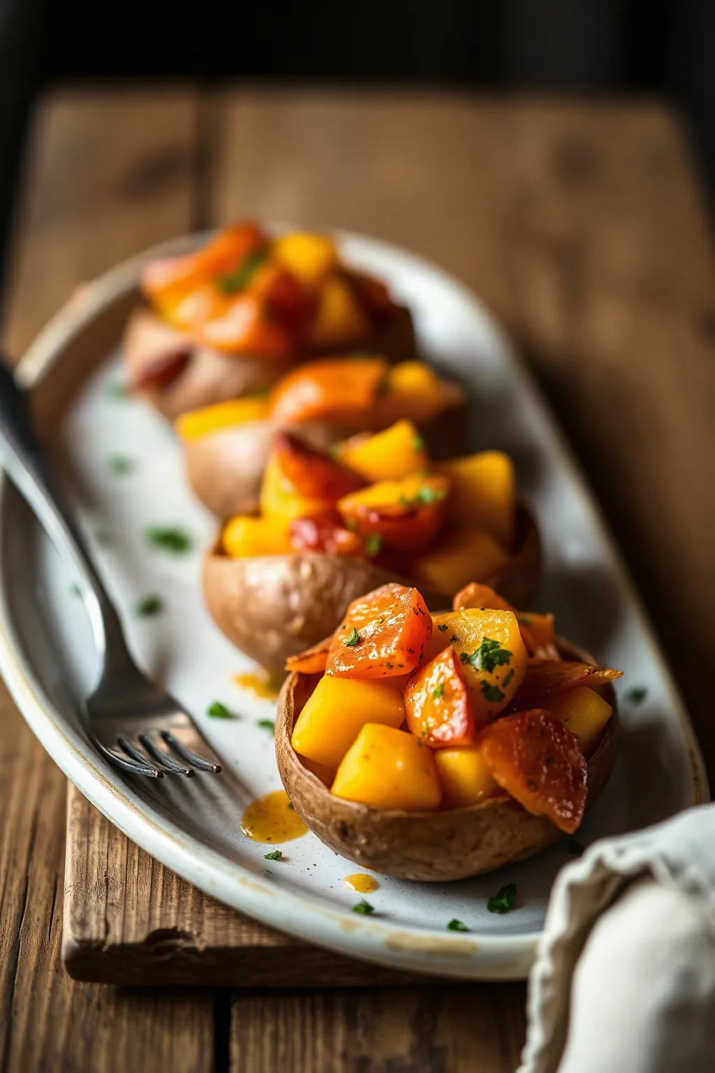Sweet Potato Duchesse Potatoes