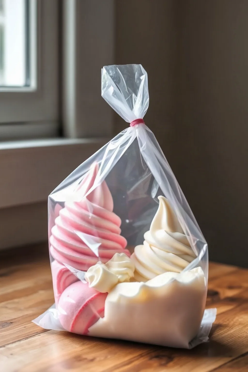 Homemade Soft Serve Ice Cream in a Ziploc Bag