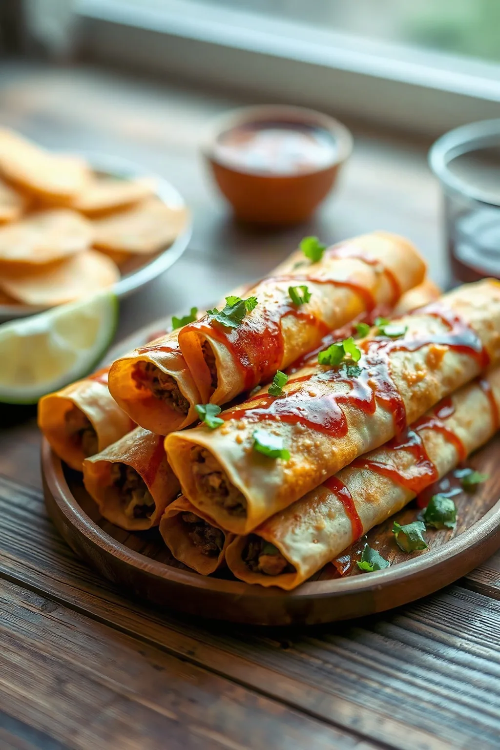 Beef and Cheese Stuffed Taquitos