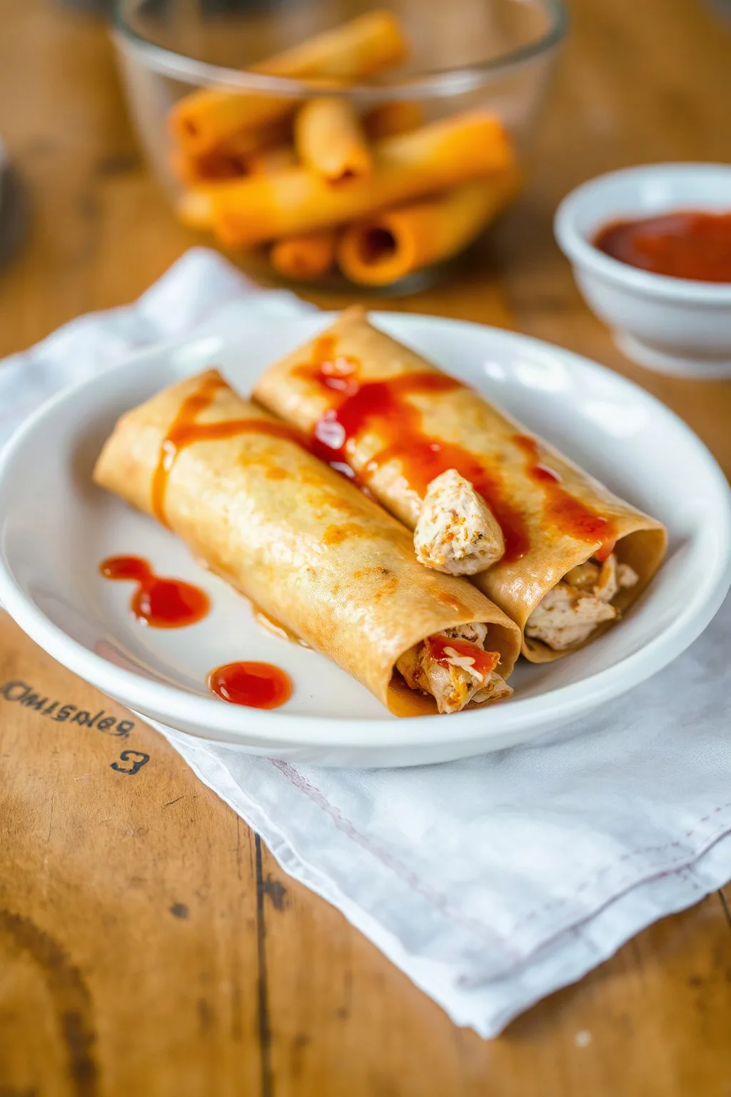 Chicken Stuffed Taquitos