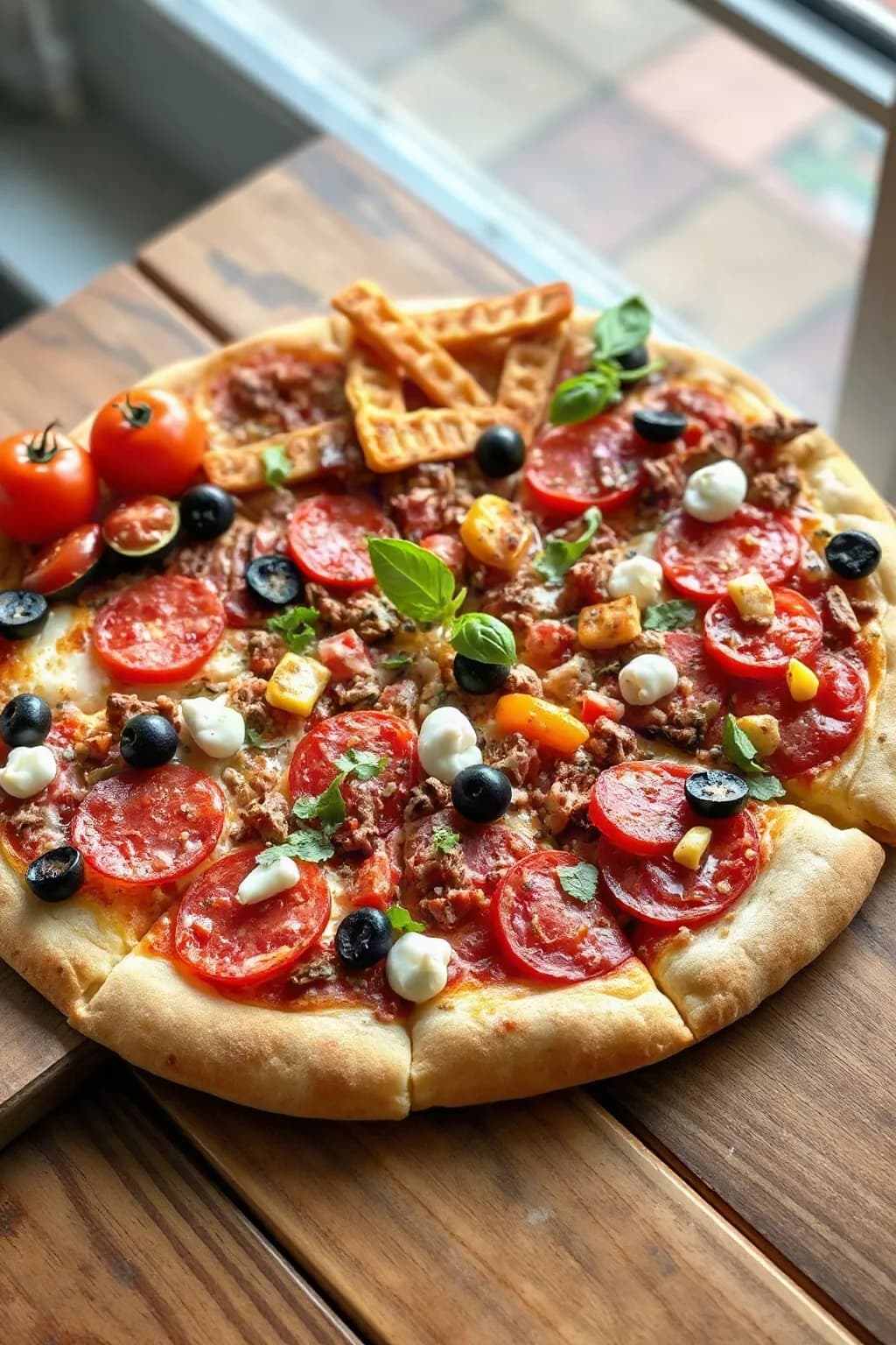 Fully Loaded Pizza à la Ricardo