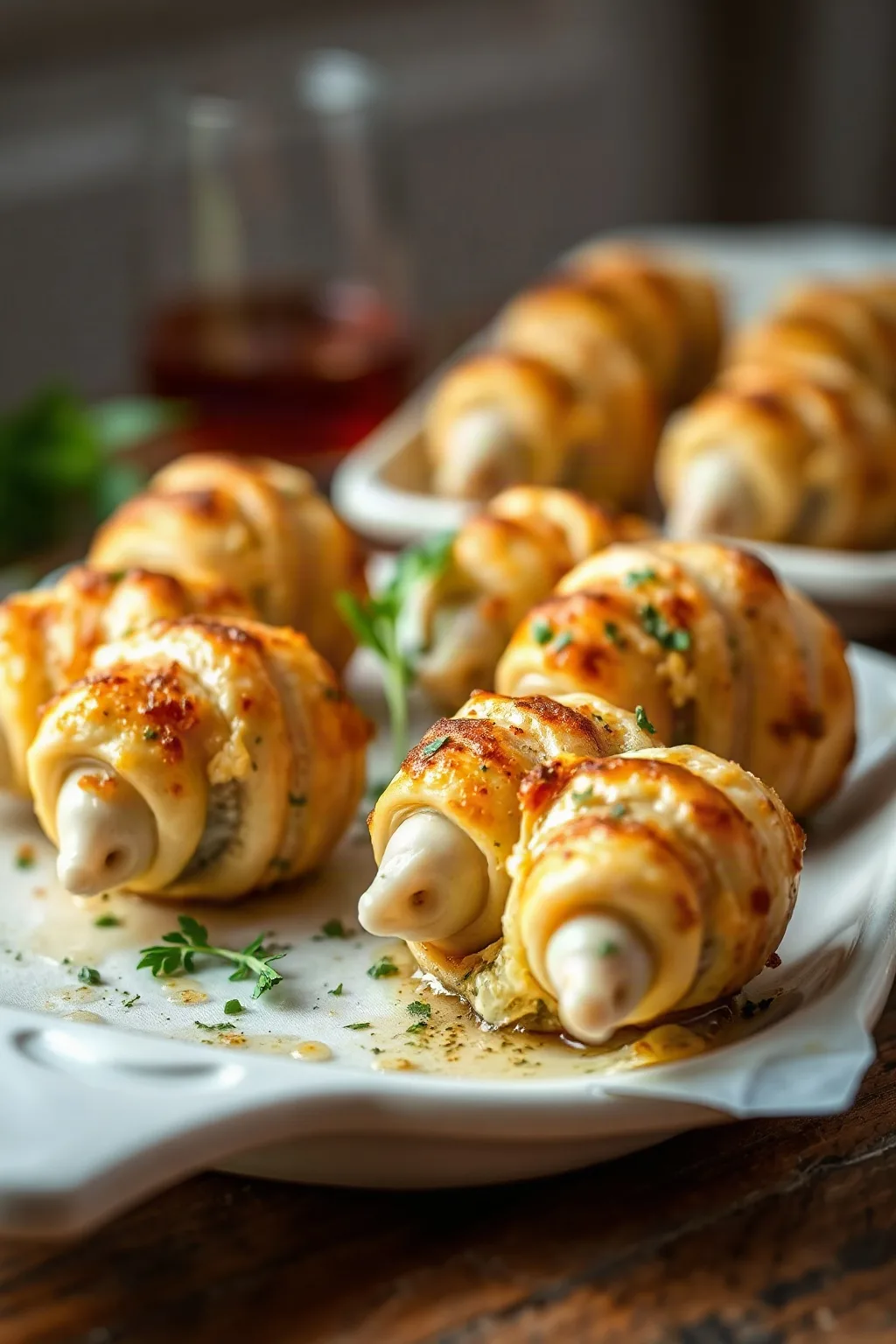 Garlic and Herb Gratinated Escargots