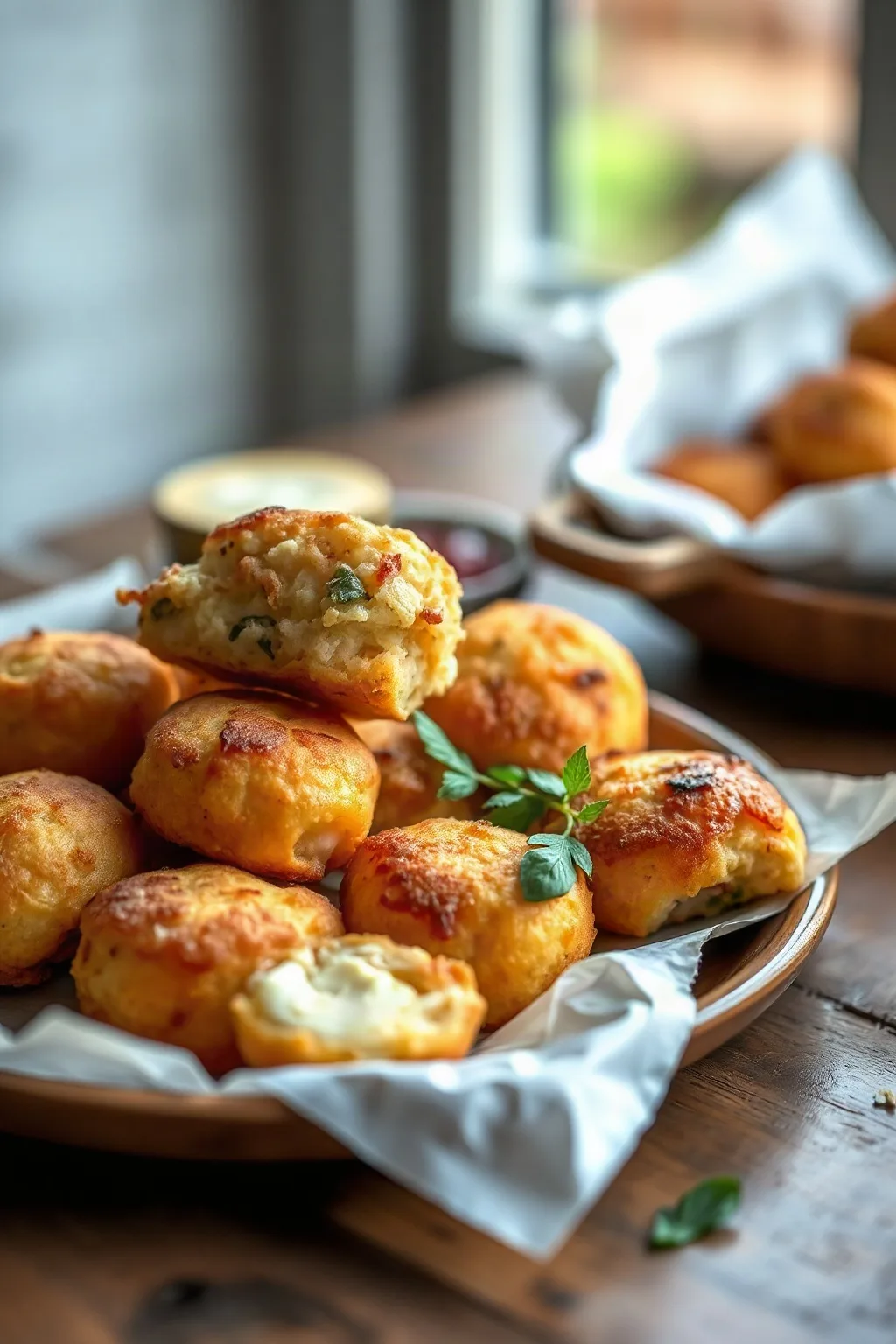 Croquettes de pommes de terre au jambon