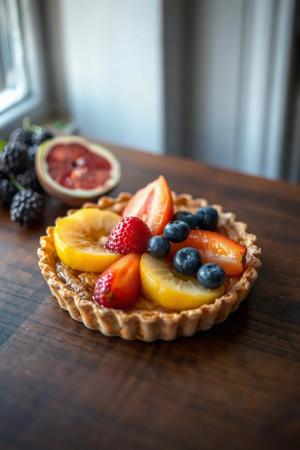 Four-Fruit and Ginger Tart
