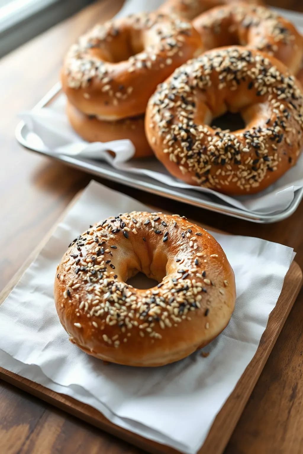 Sesame Bagels