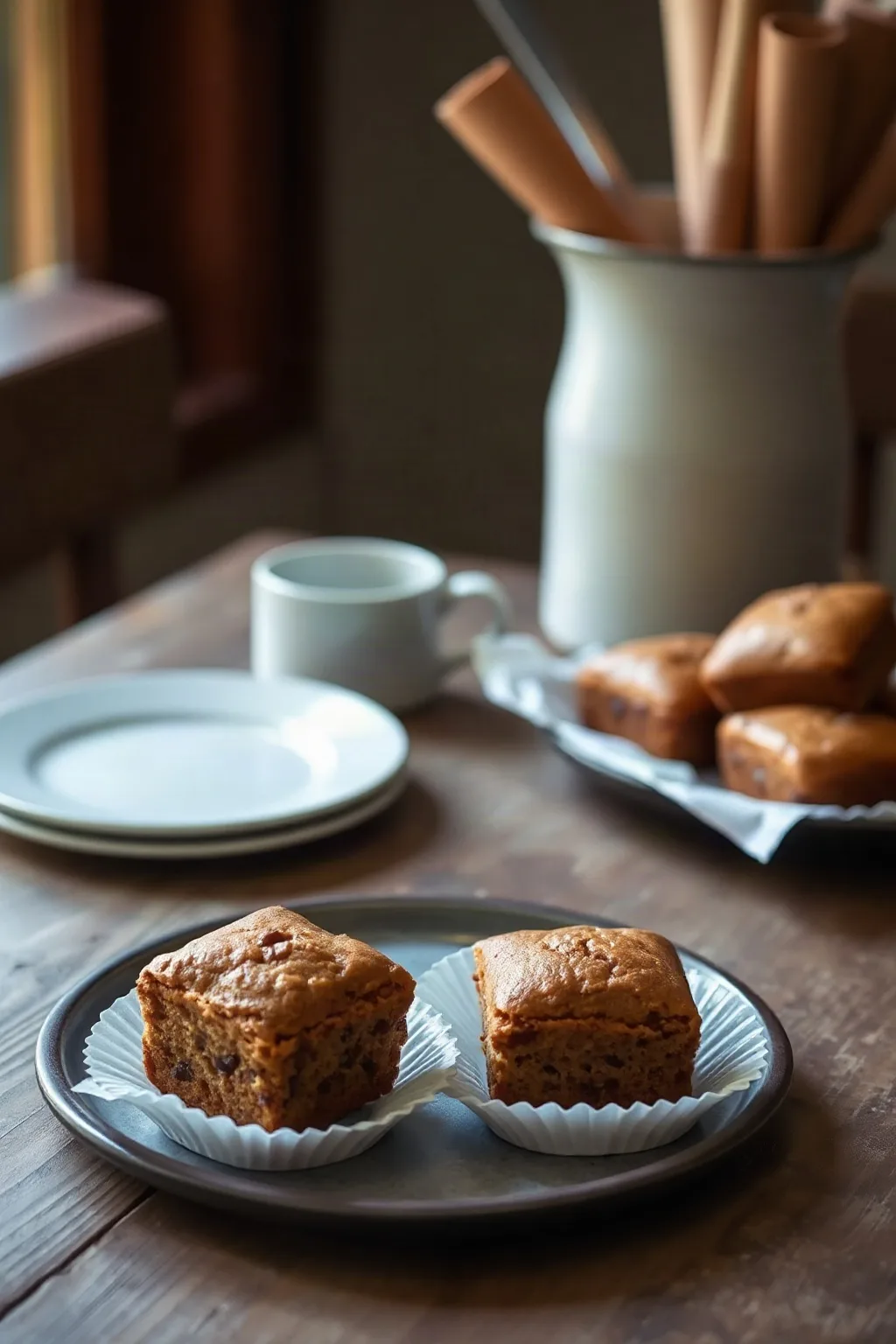Square Date Muffins