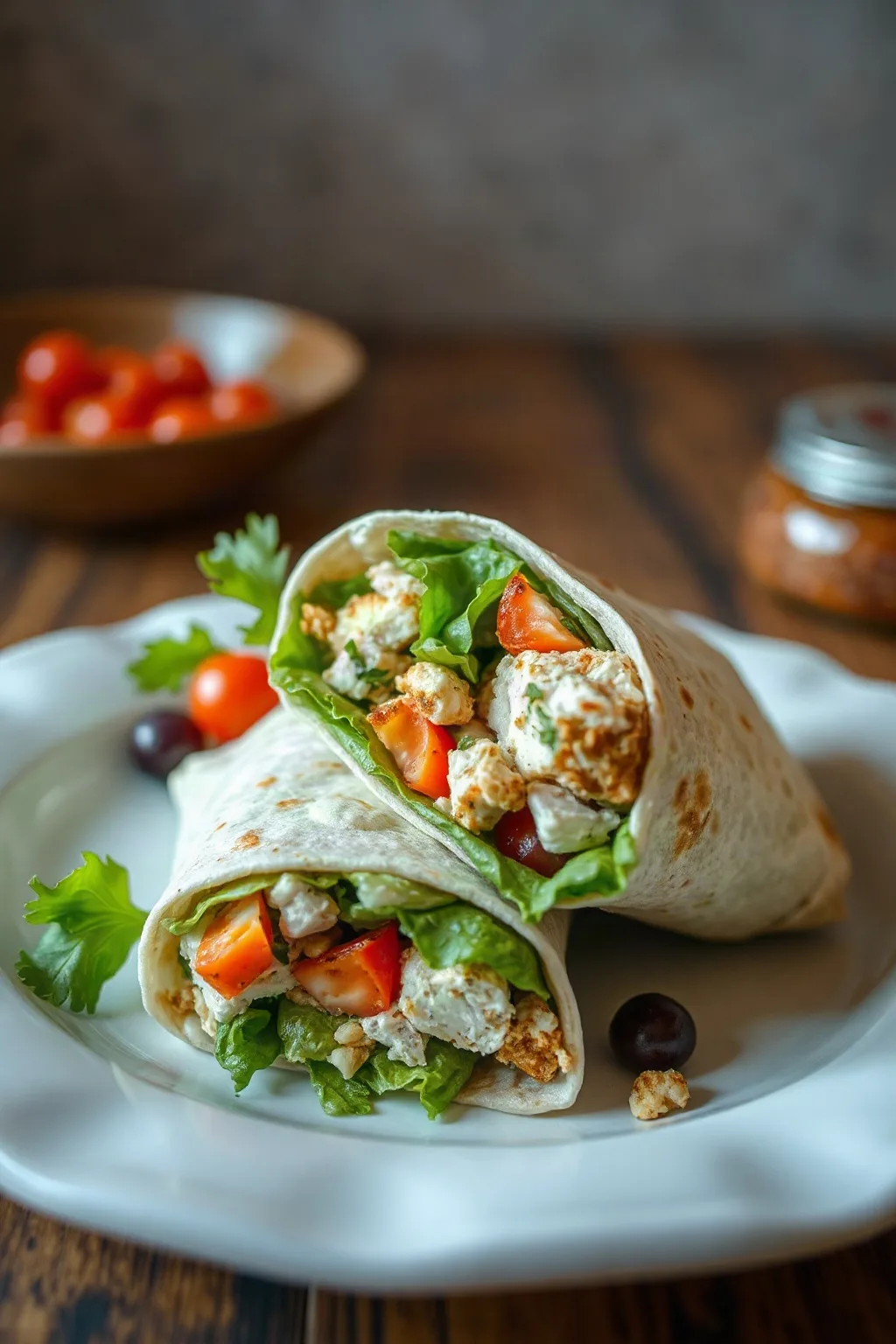 Chicken Caesar Wraps