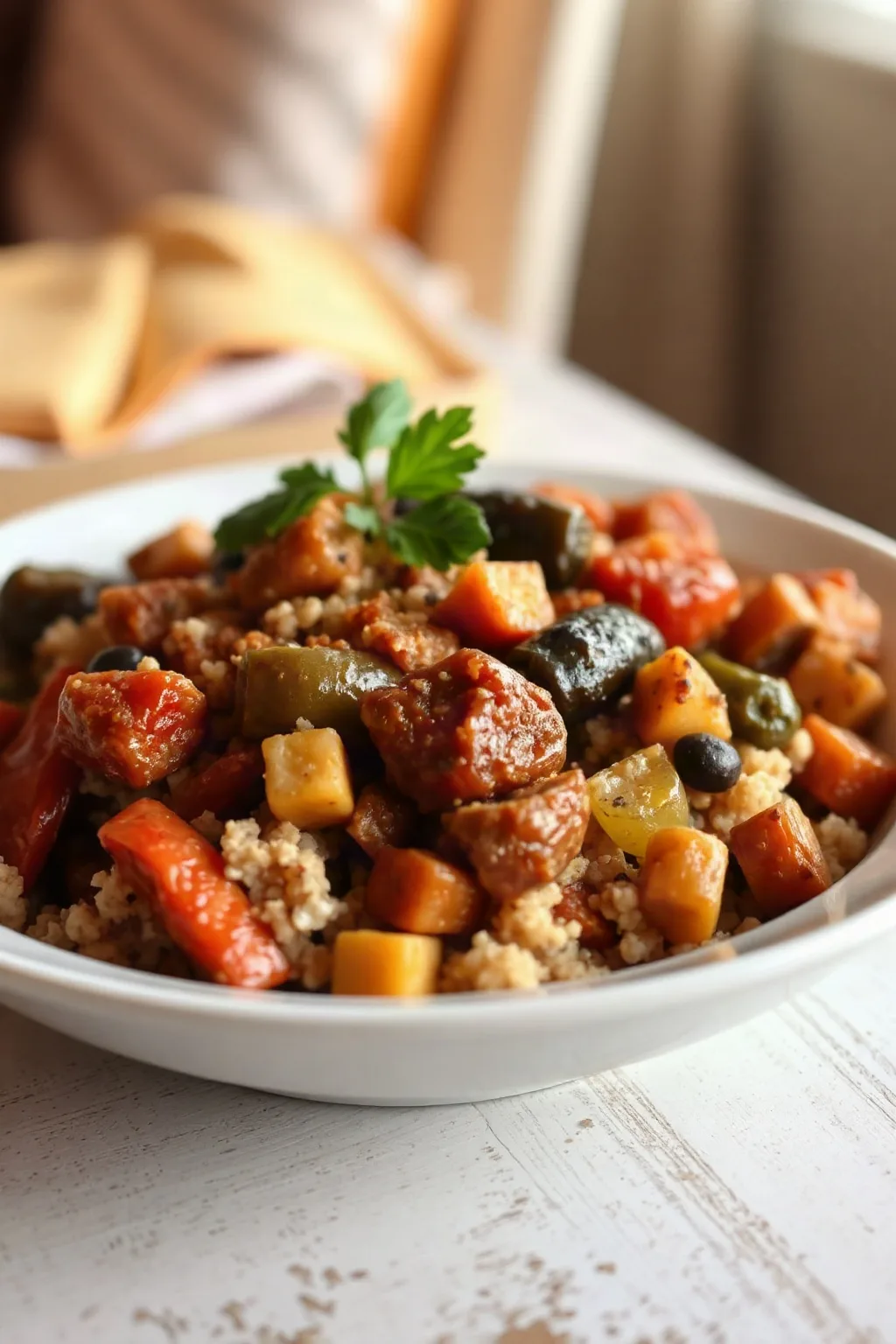 Moroccan Vegetarian Couscous