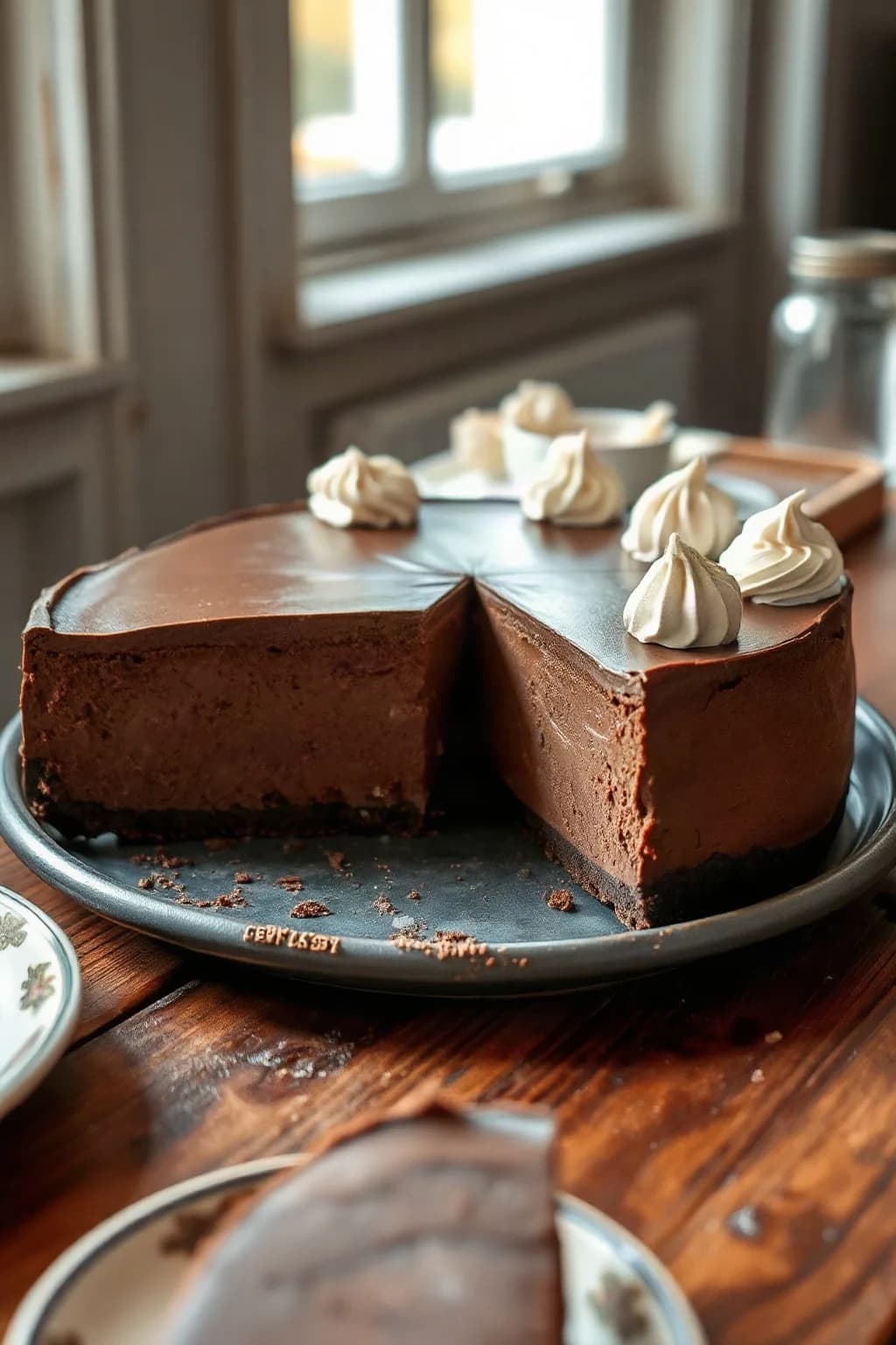 Triple Chocolate Cheesecake