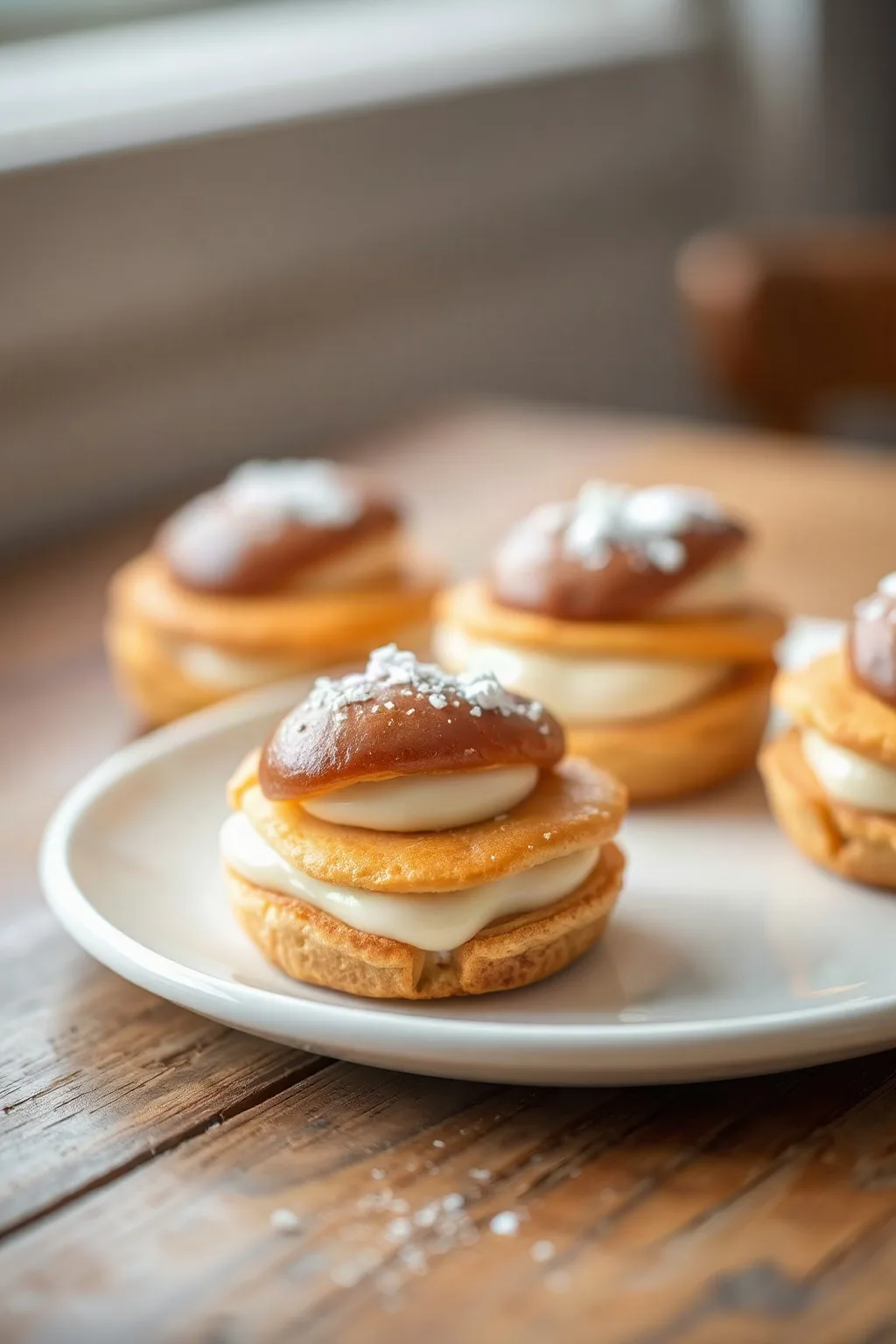 Mini Cornets with Sucre à la Crème