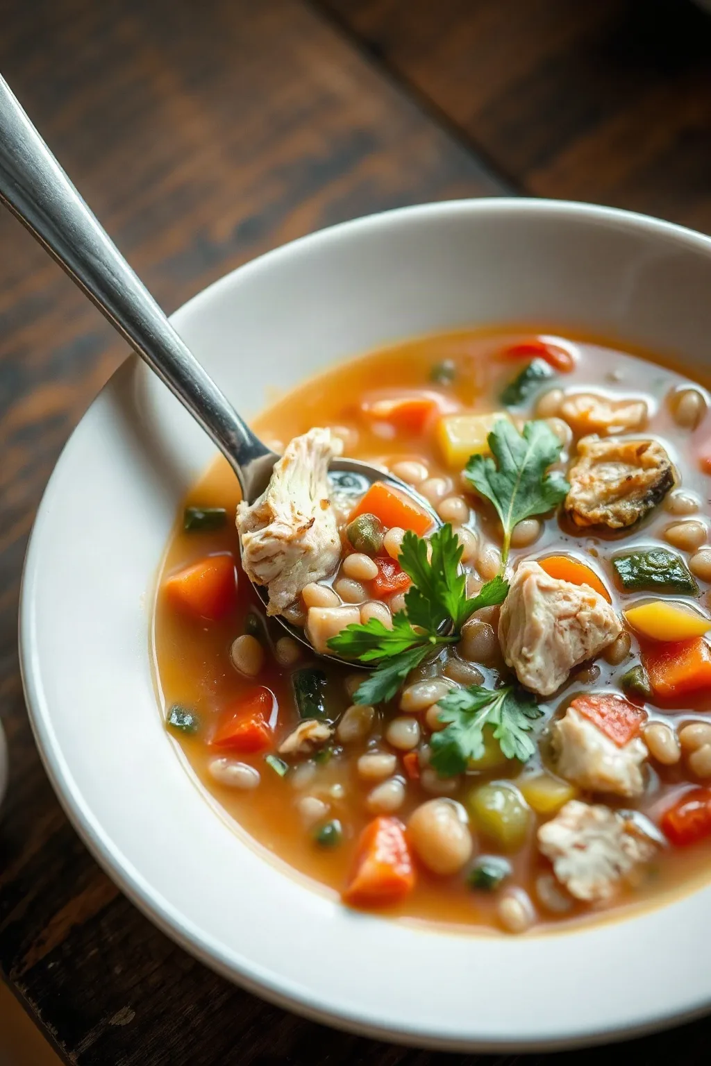 Chicken Barley Vegetable Soup