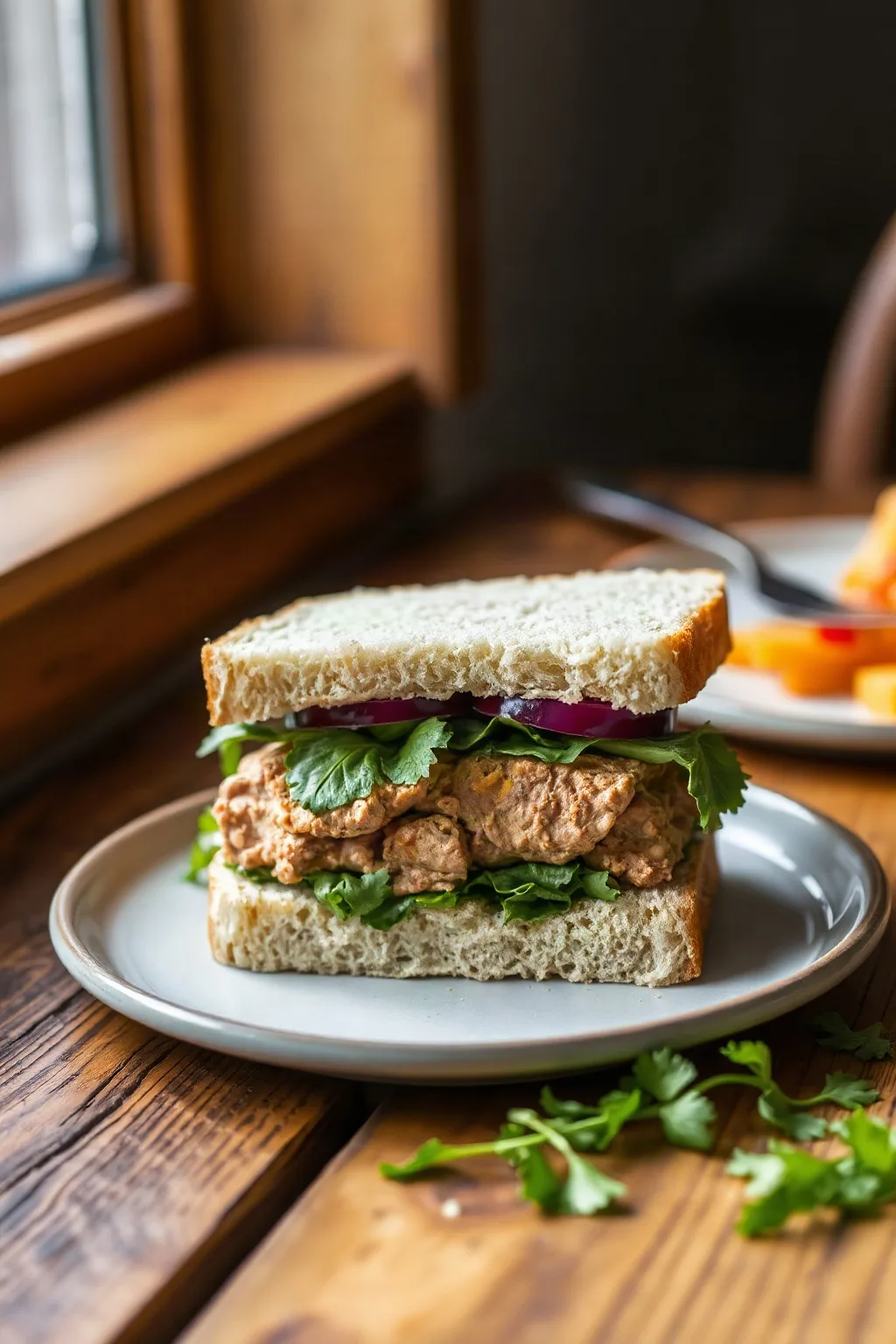 Sándwich de Paté Vegetal y Verduras Crujientes
