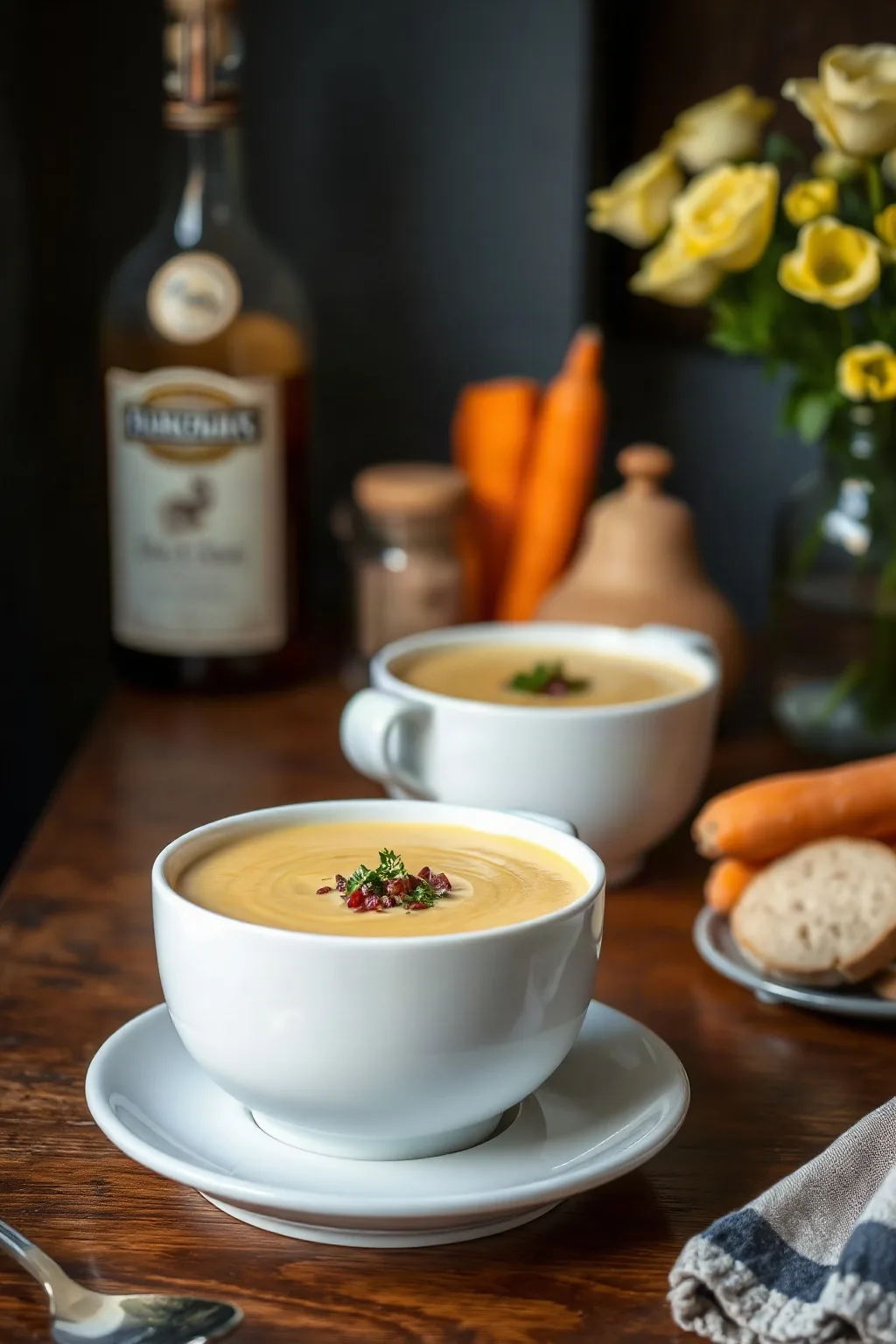 Maple Rutabaga and Carrot Cream Soup