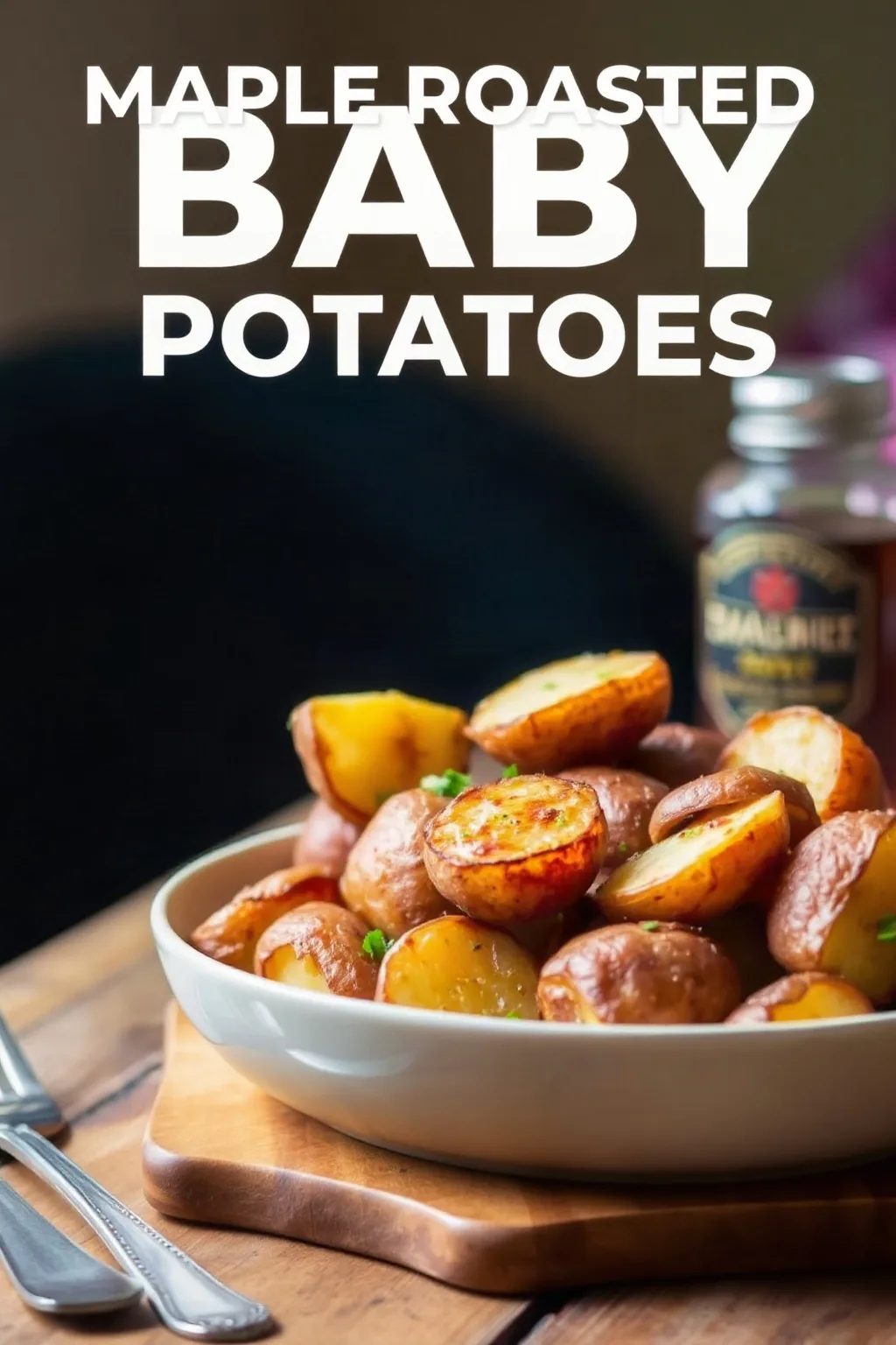 Maple Roasted Baby Potatoes