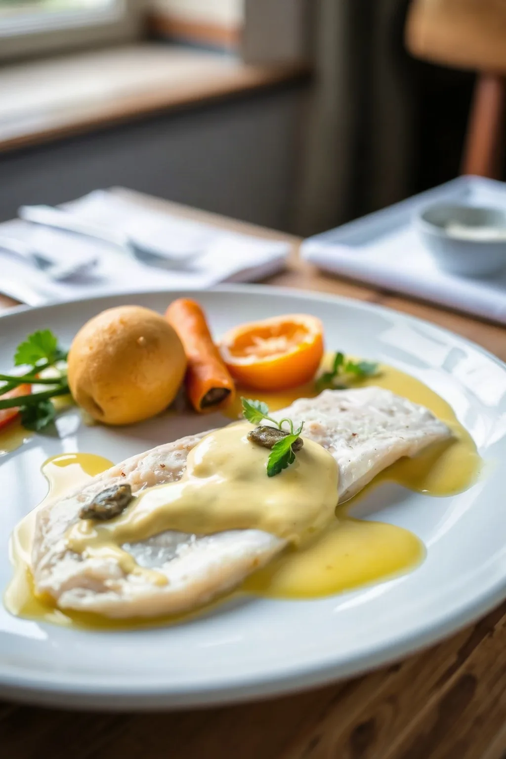 Filetes de Lenguado con Mayonesa de Limón y Anchoas