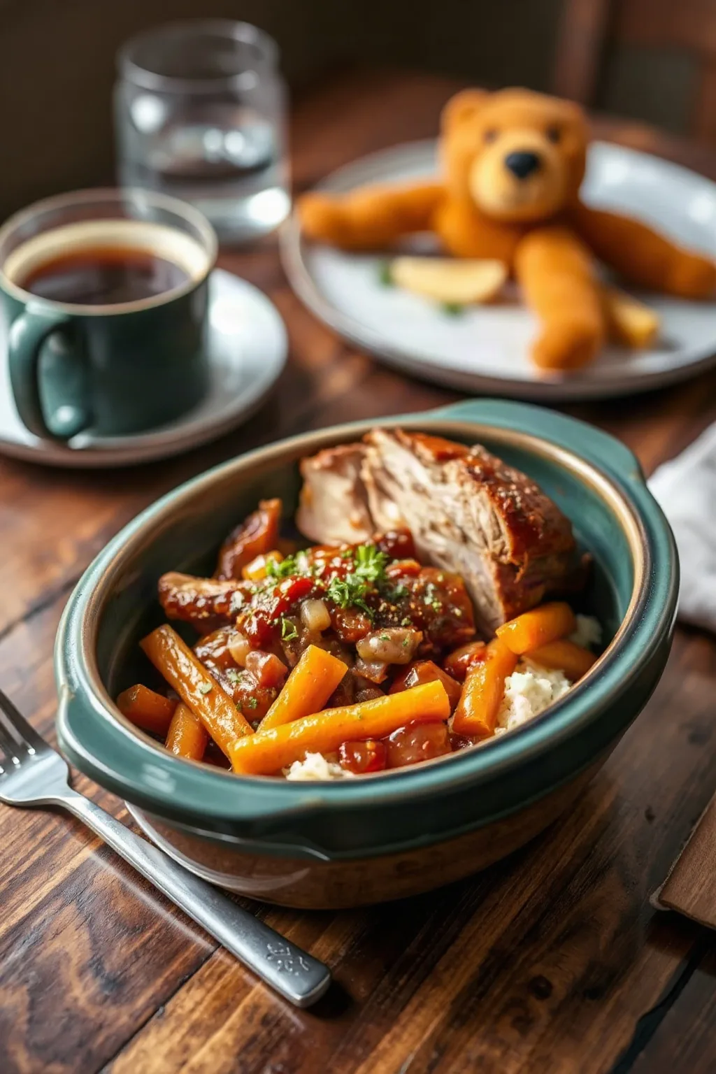 Porc sucré salé à la mijoteuse