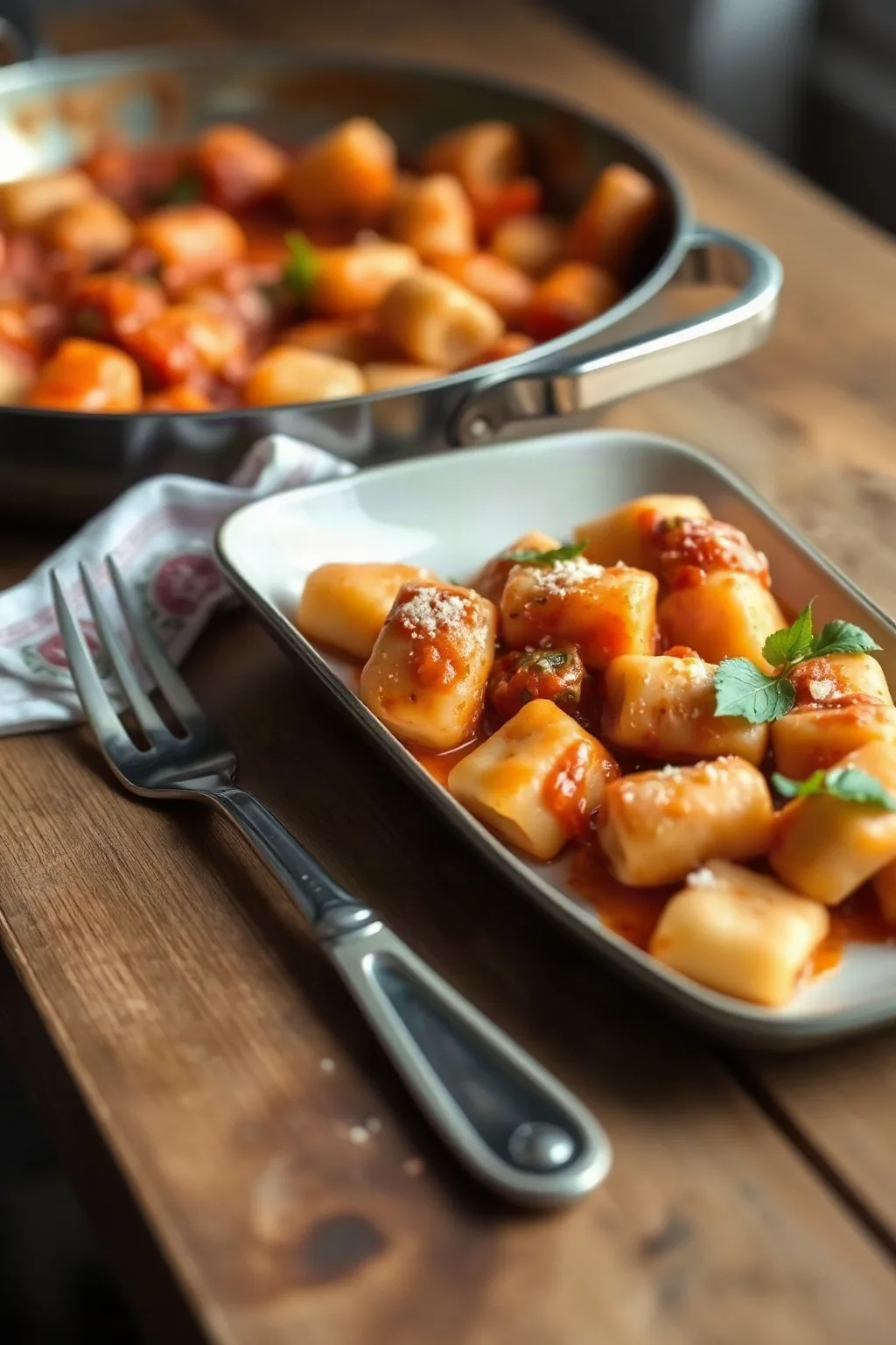 One-Pan Gnocchi with Tomato Sauce