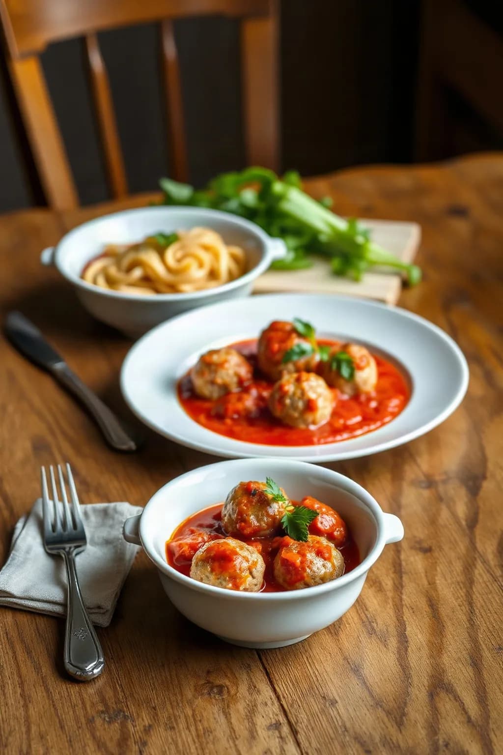 Tomato Sauce with Meatballs