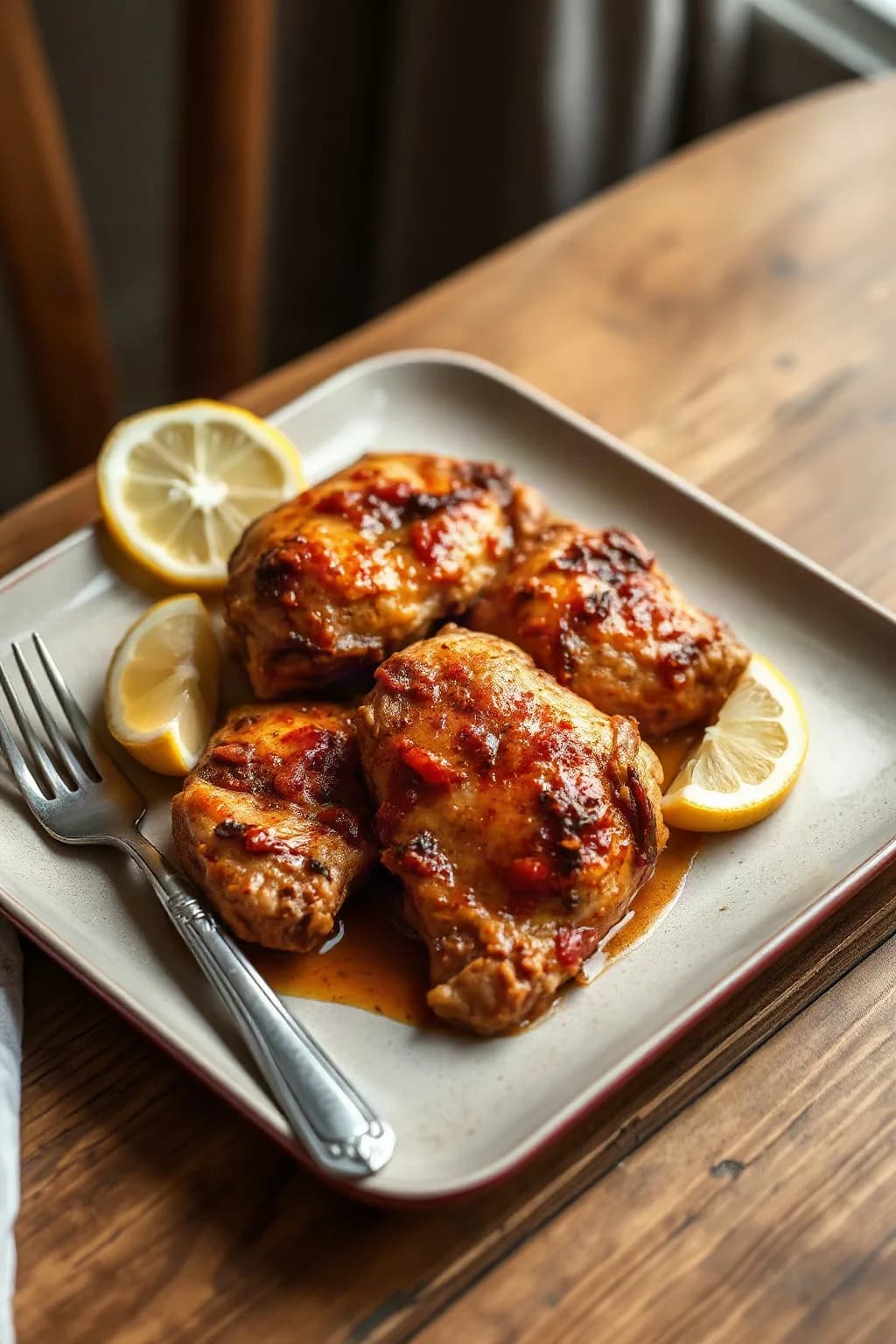 Lemon and Paprika Chicken Thighs