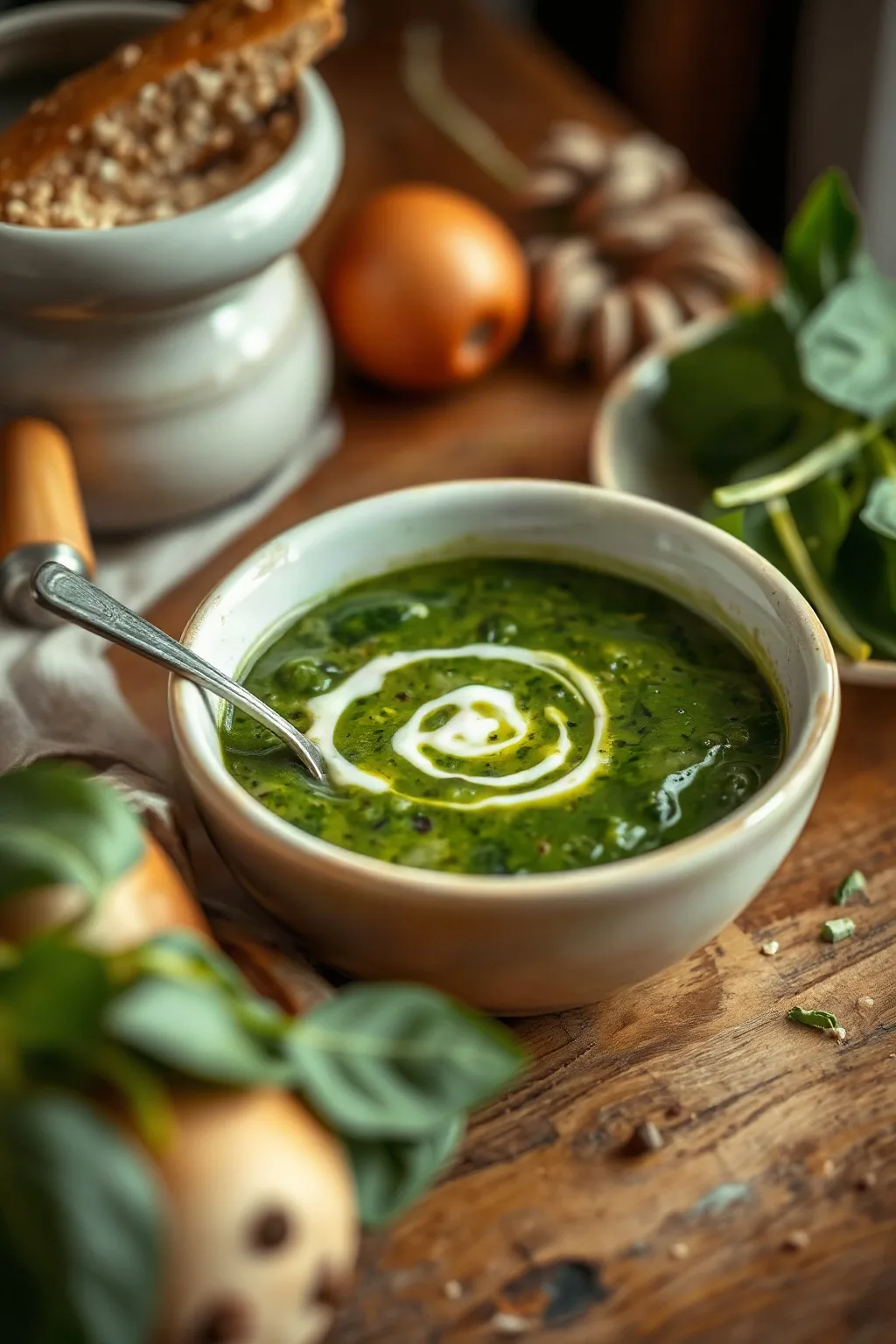 Classic Spinach Soup