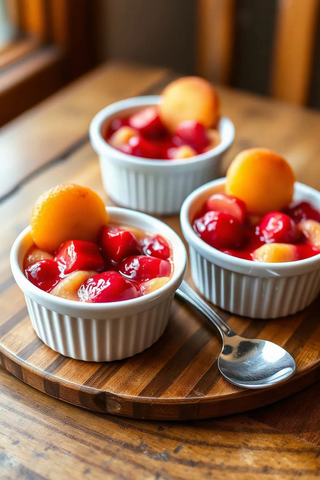 Mini Rhubarb Puddings