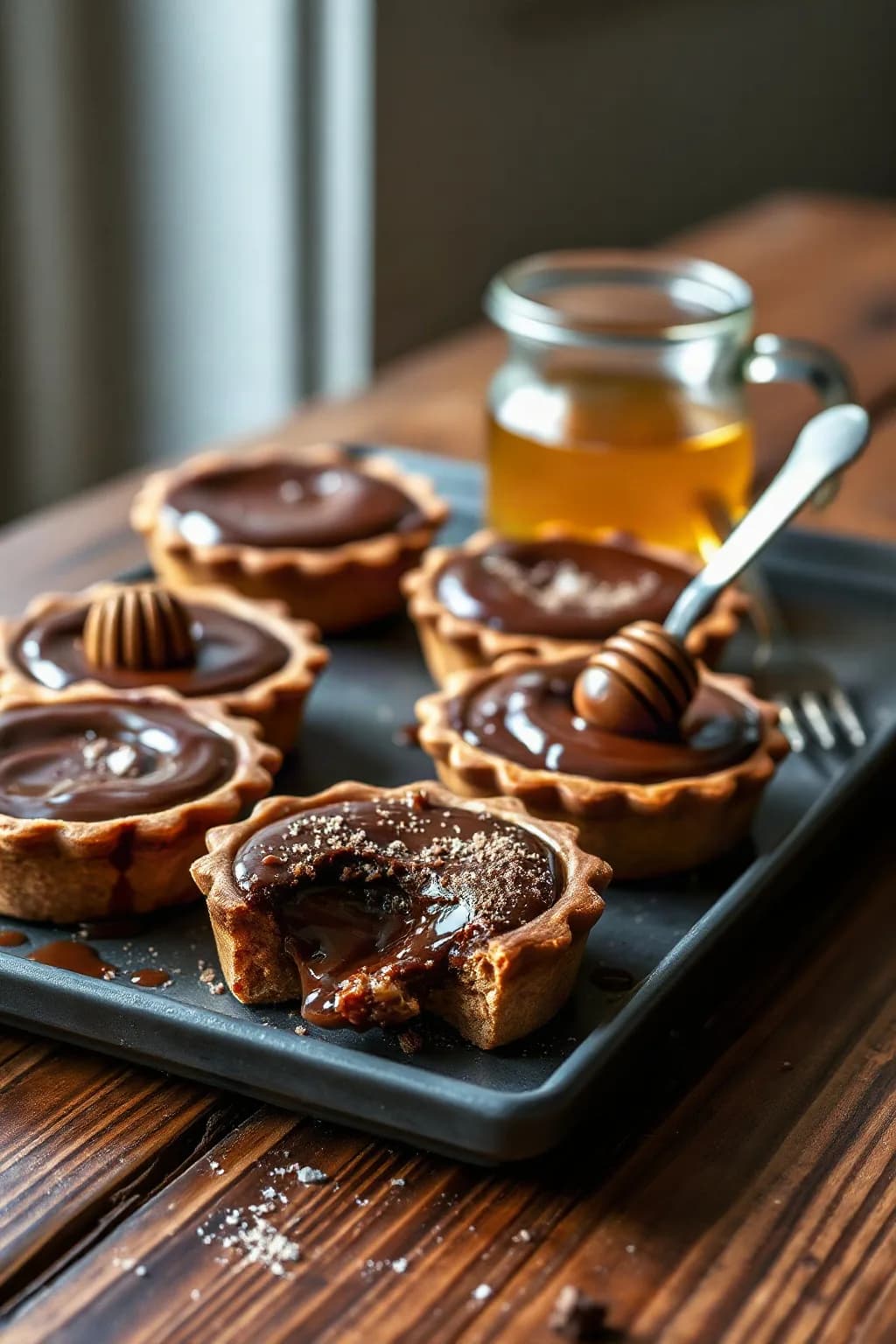 Tartaletas de Chocolate y Miel