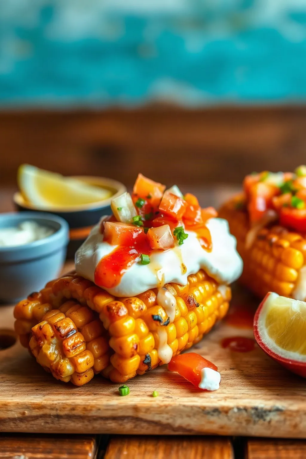 Grilled Mexican Street Corn (Elotes)
